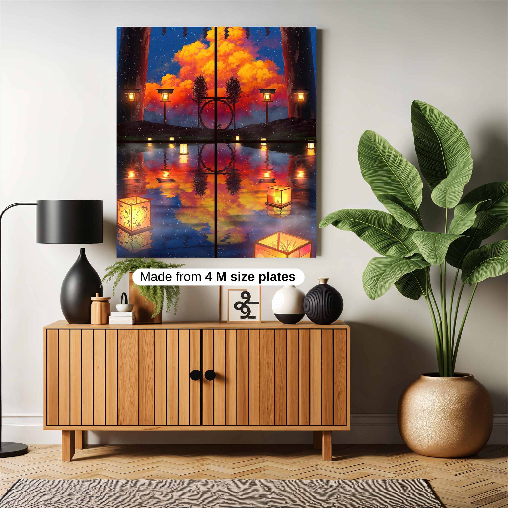 Sunset Serenity Safe Wall Magnetic / M