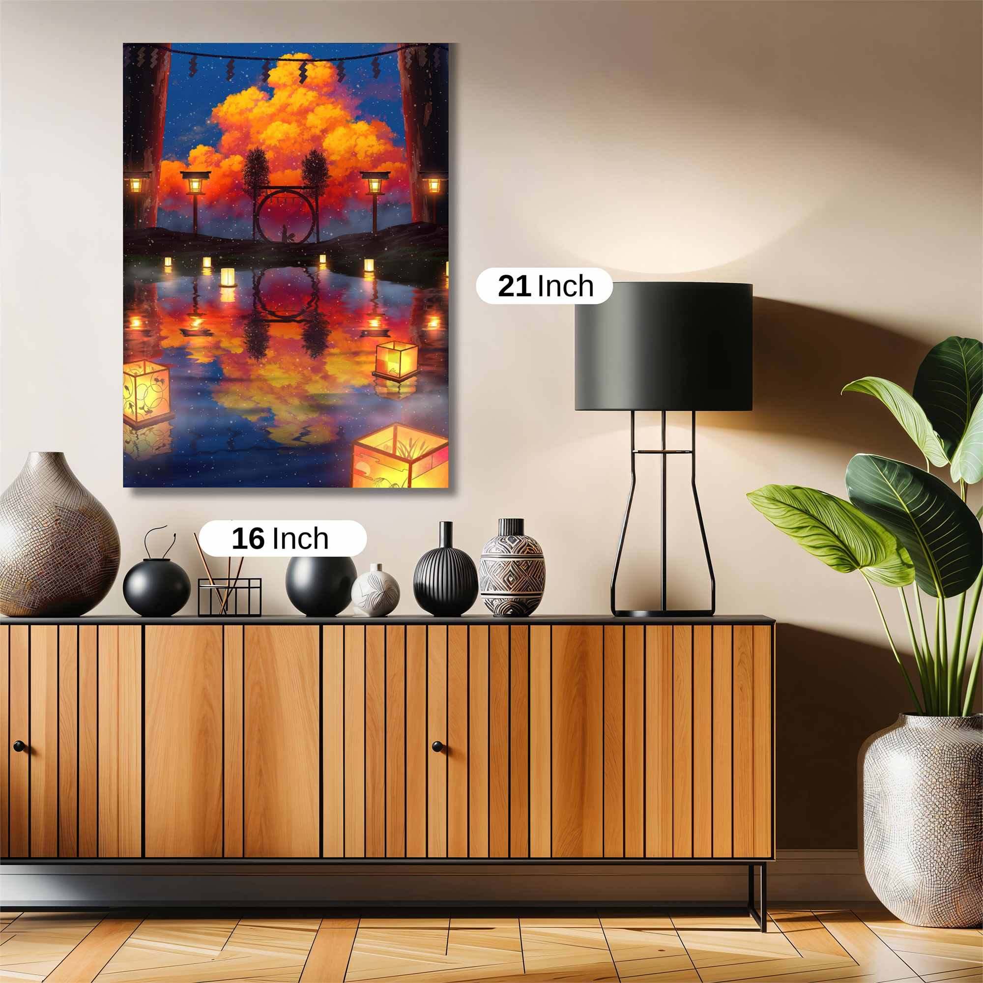 Sunset Serenity Safe Wall Magnetic / M