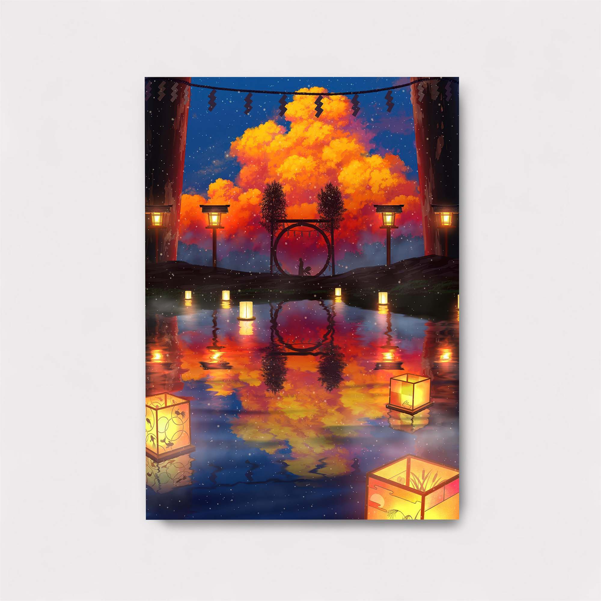 Sunset Serenity Safe Wall Magnetic / M