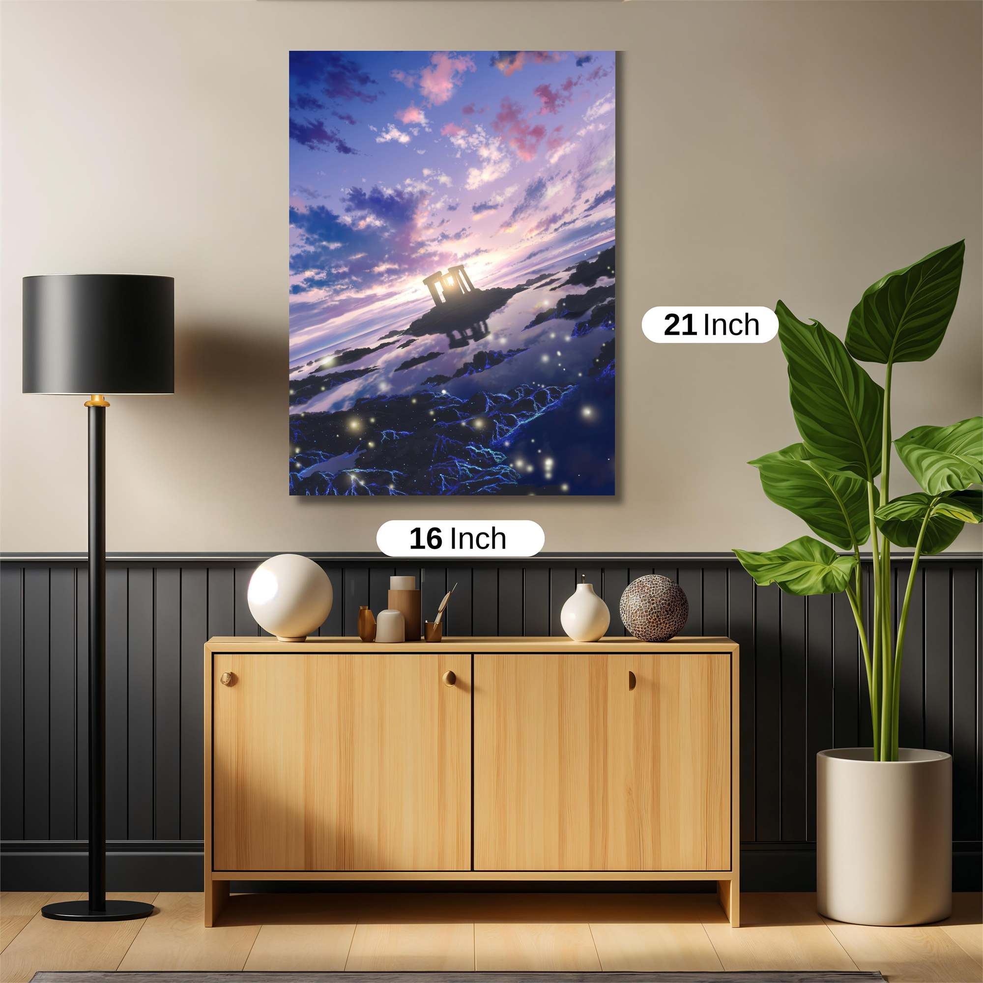 Sunset Serenity Safe Wall Magnetic / M