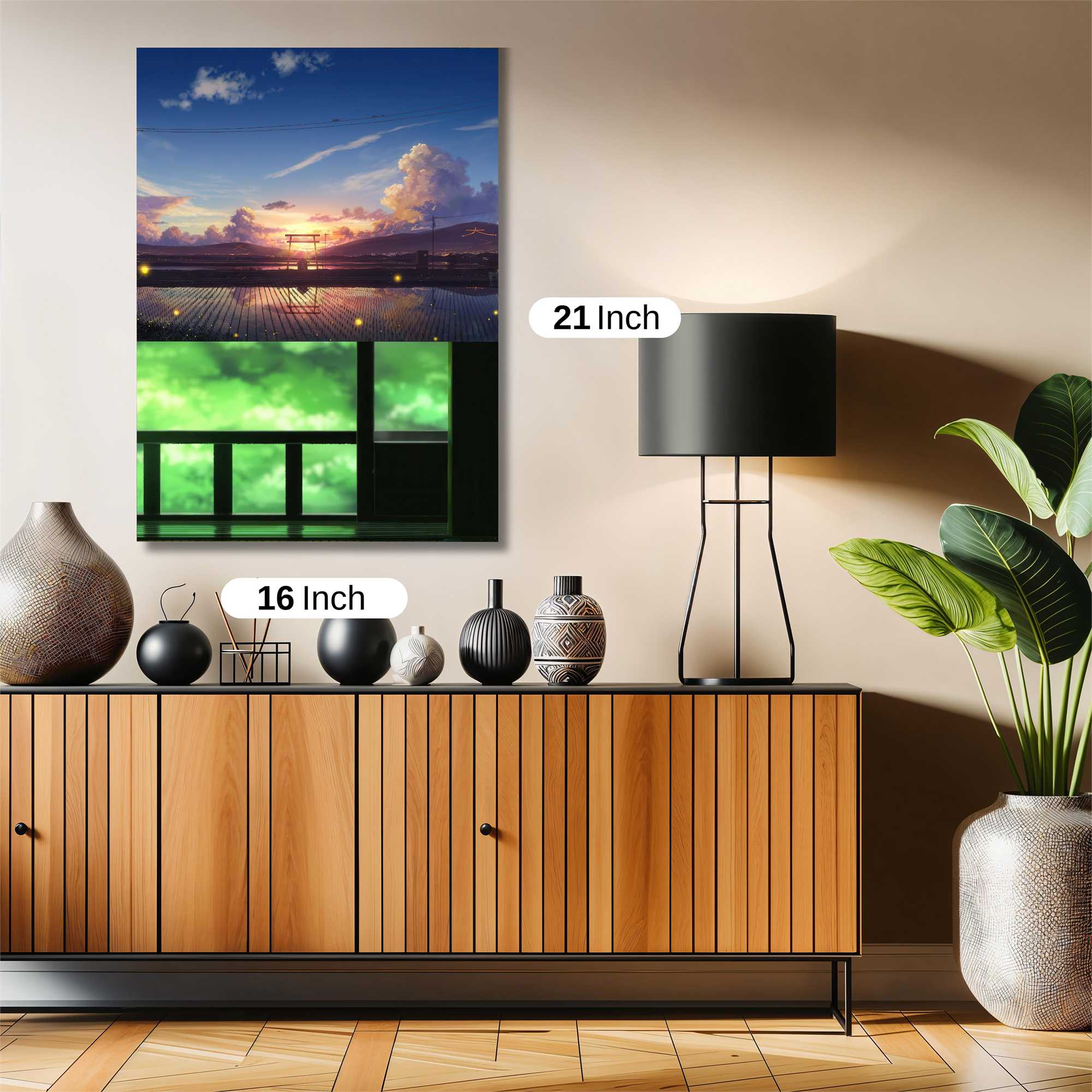 Sunset Serenity Safe Wall Magnetic / M