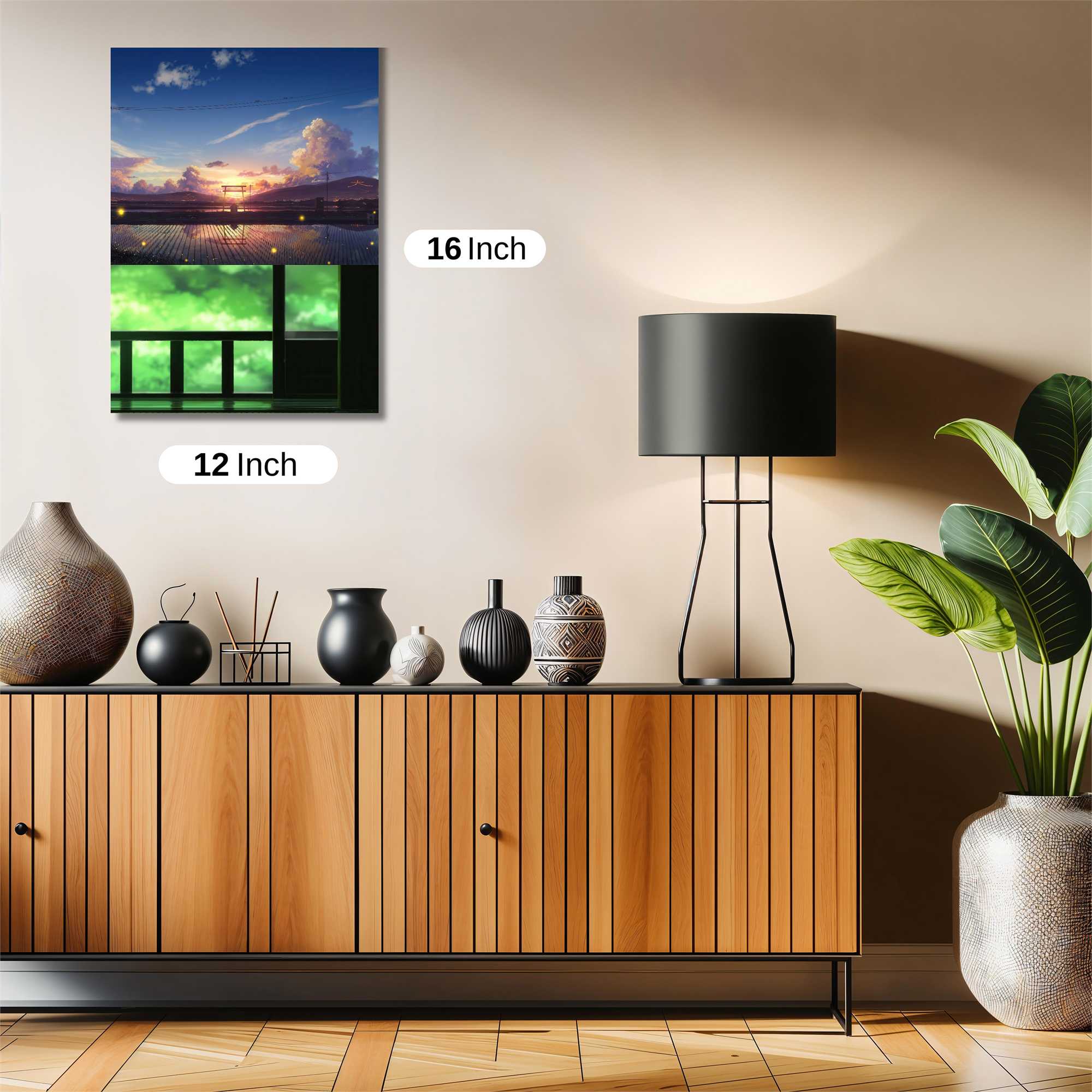 Sunset Serenity Safe Wall Magnetic / M