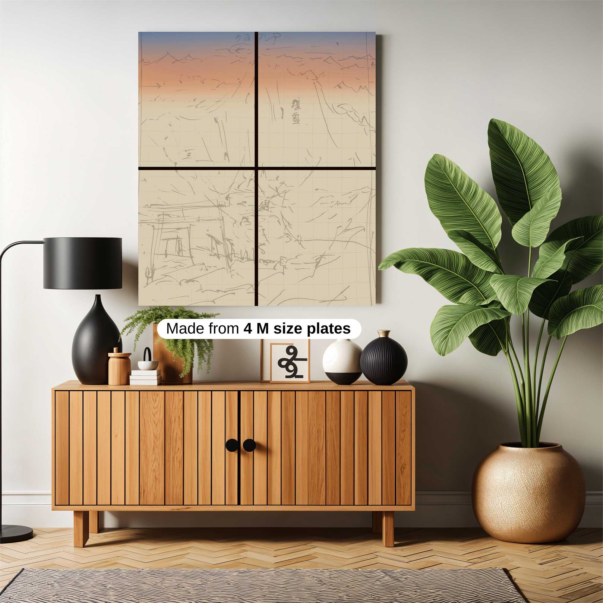 Sunset Serenity Safe Wall Magnetic / M
