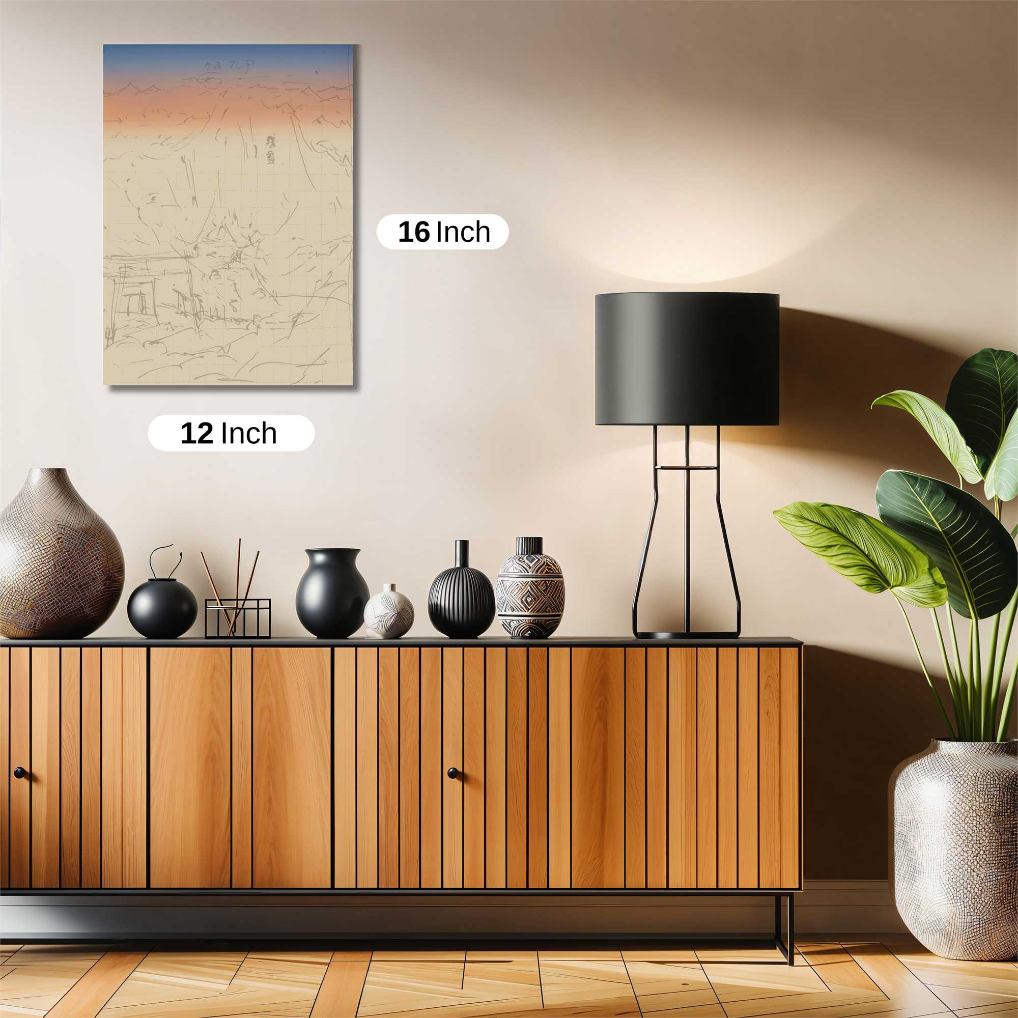 Sunset Serenity Safe Wall Magnetic / M