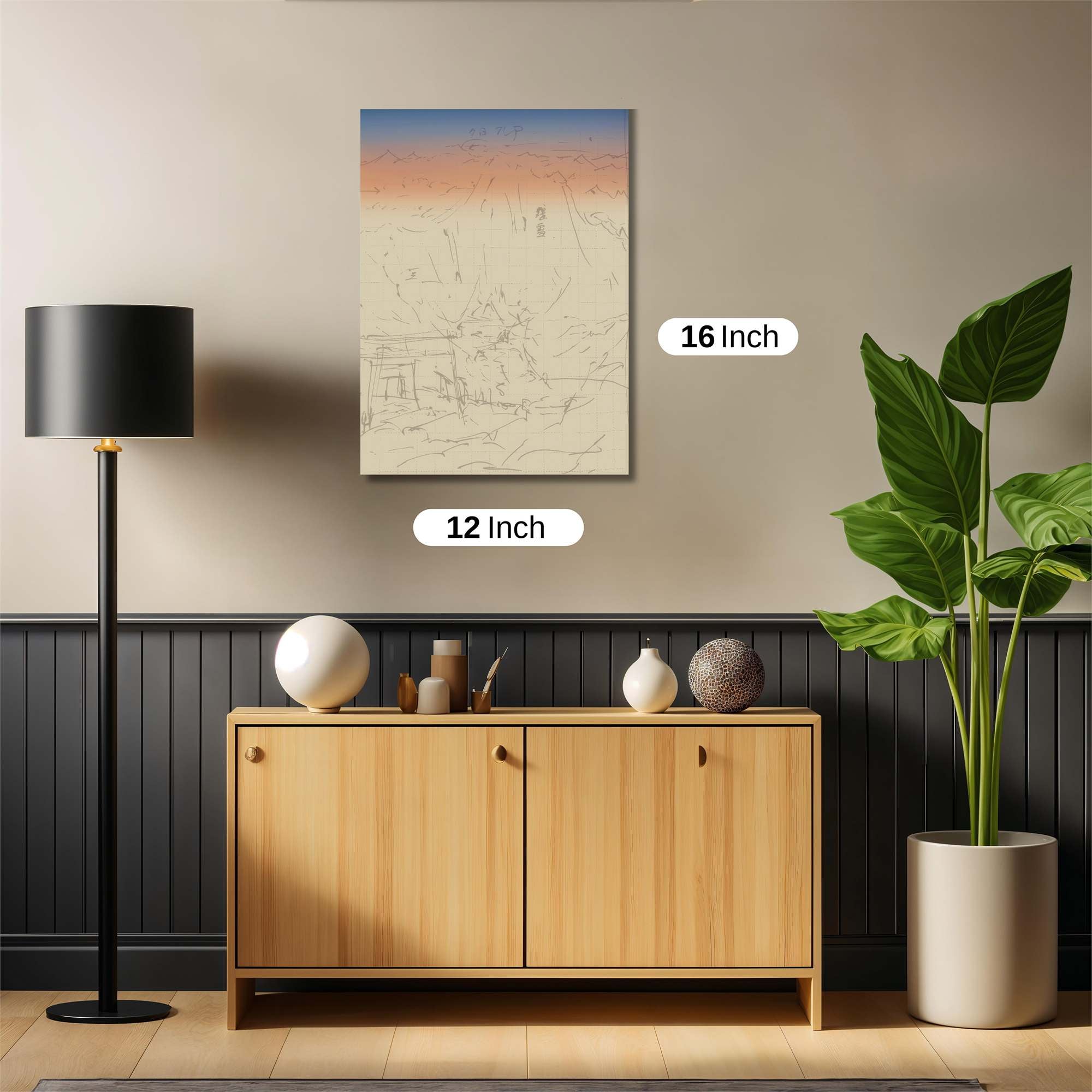Sunset Serenity Safe Wall Magnetic / M