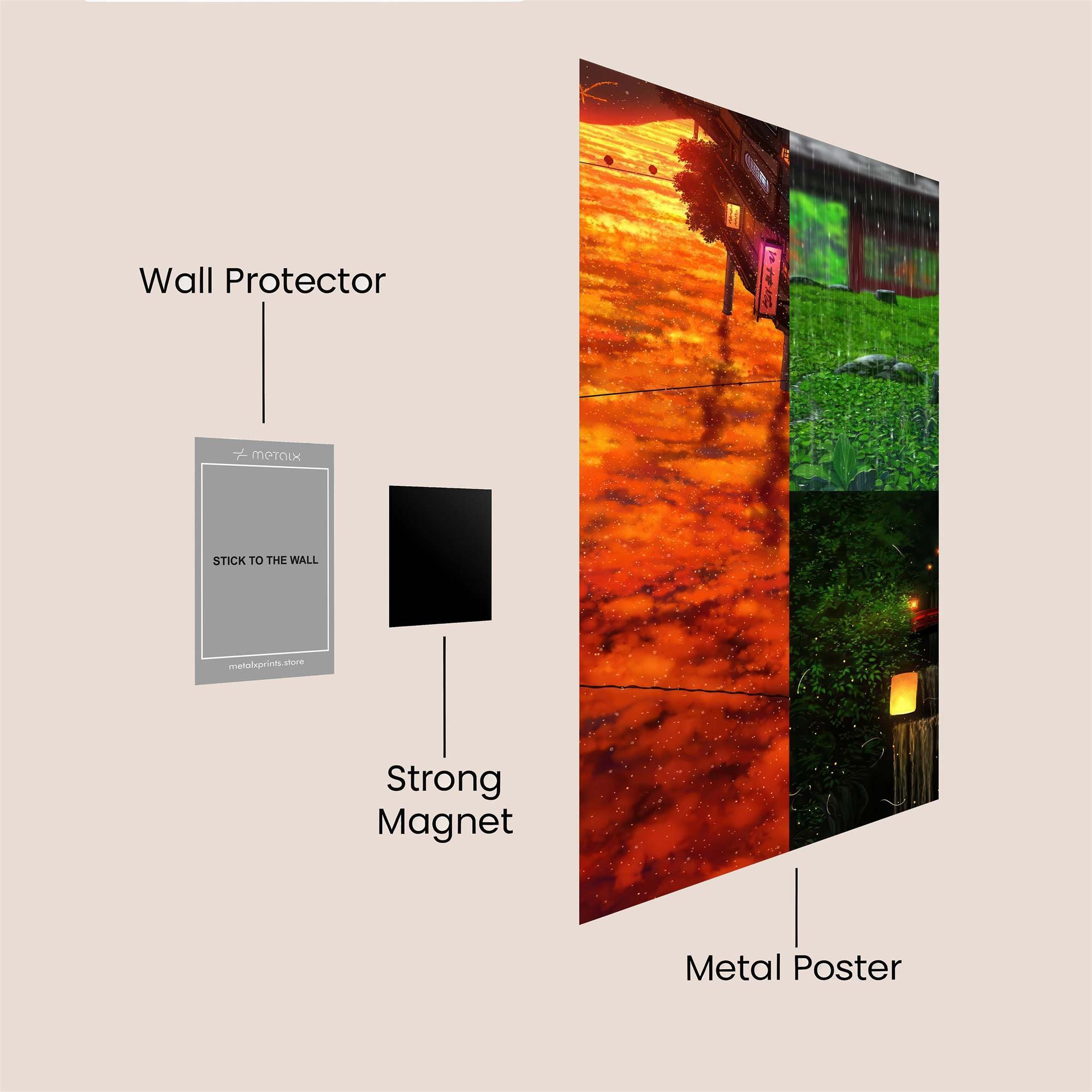 Lantern Dream Safe Wall Magnetic / M