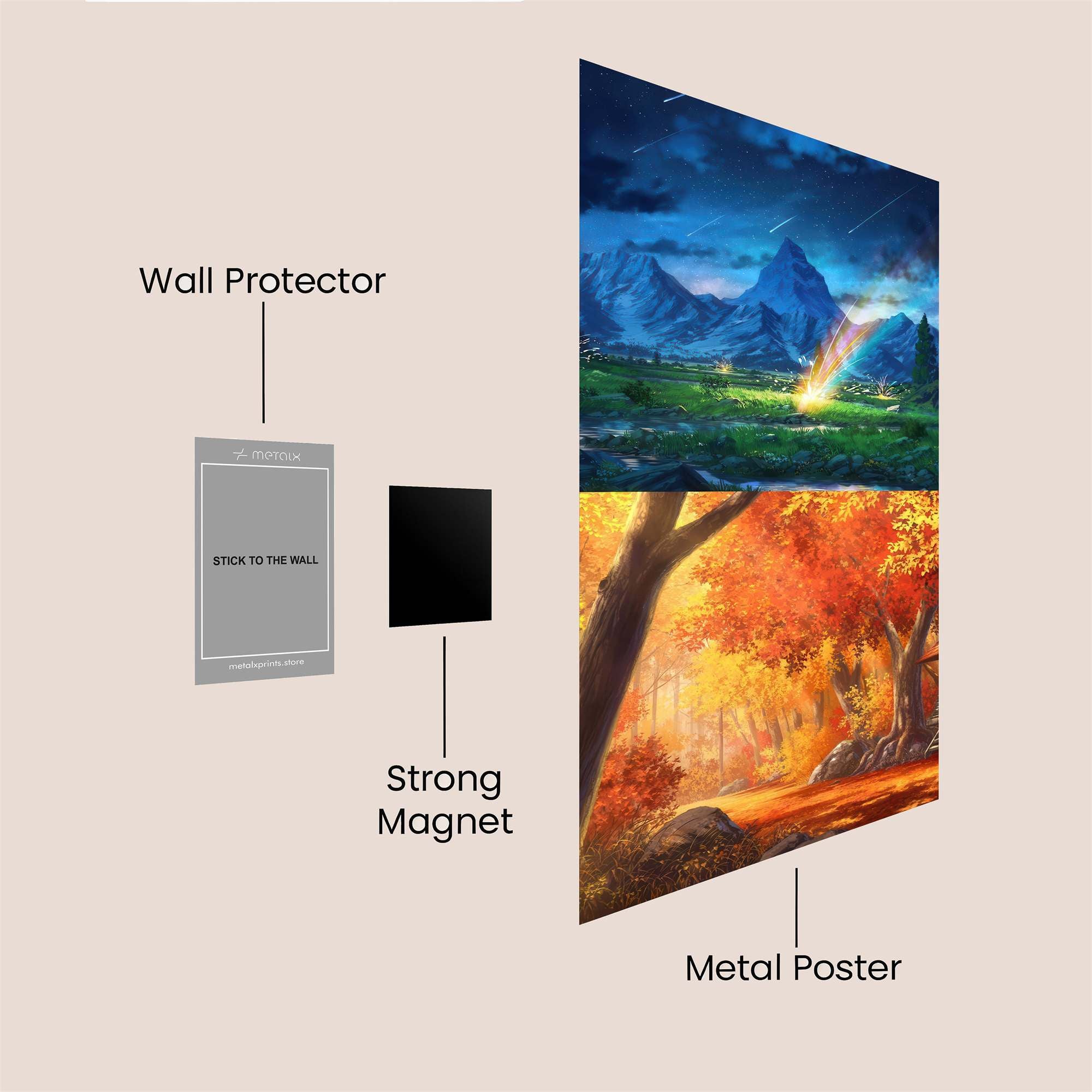 Aurora Serenity Safe Wall Magnetic / M