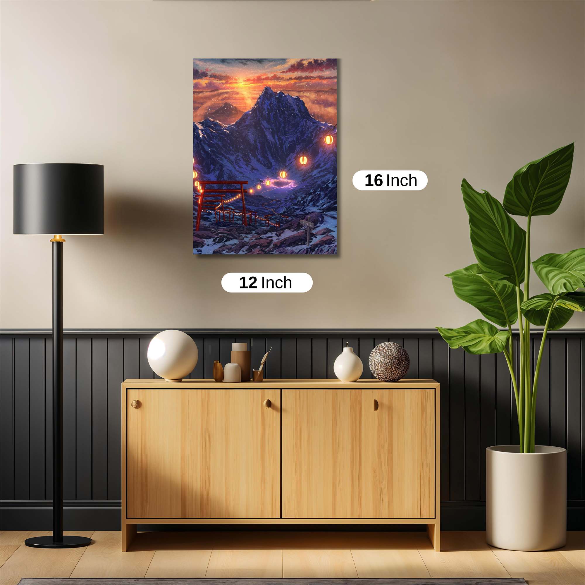 Mountain Serenity Safe Wall Magnetic / M