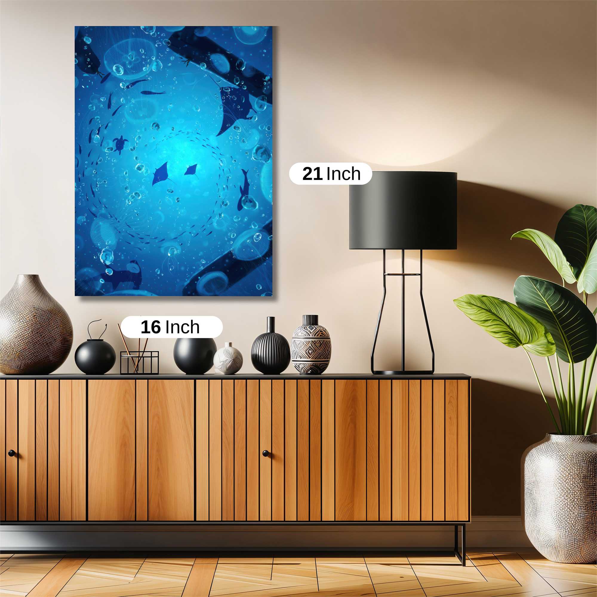 Oceanic Whimsy Safe Wall Magnetic / M