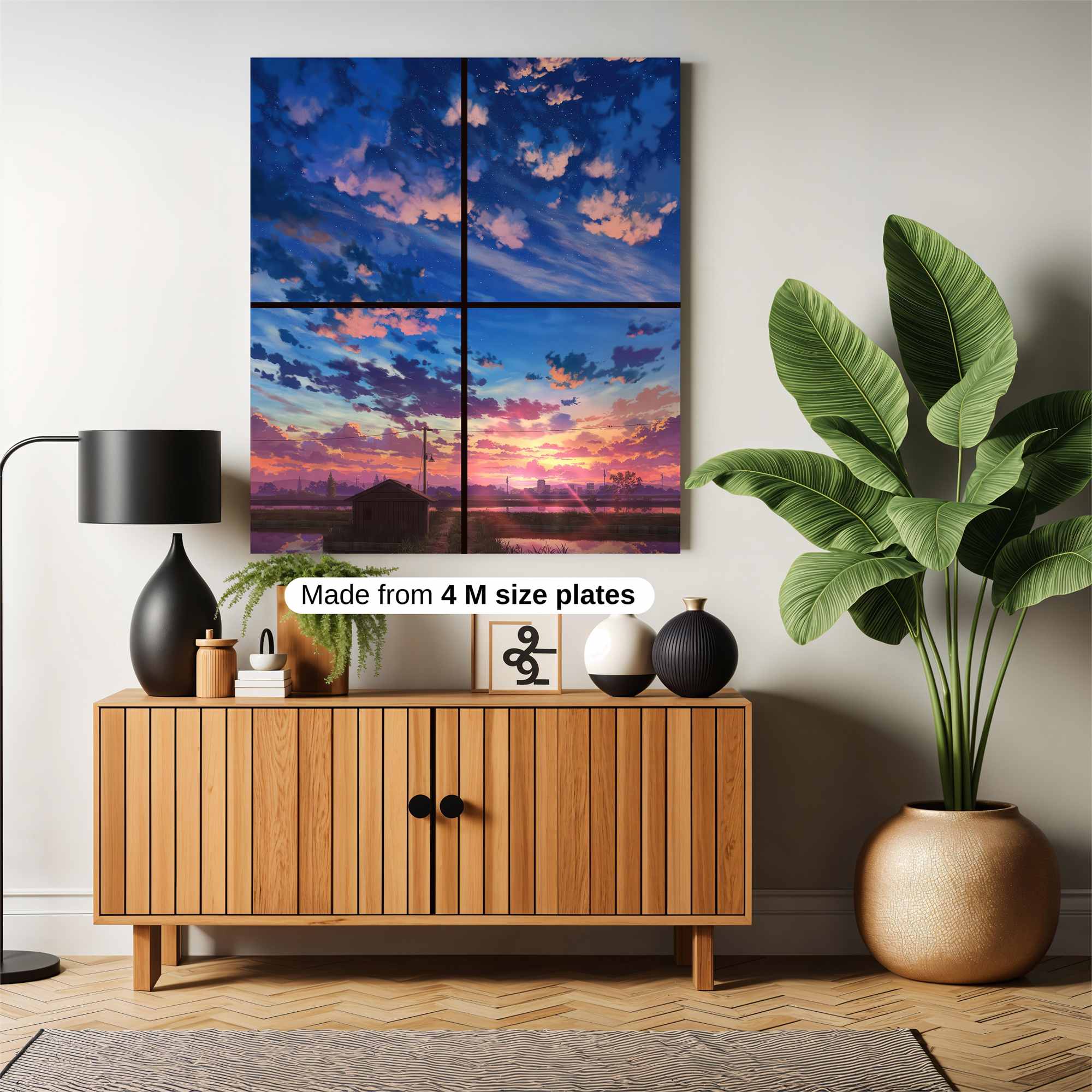 Sunset Serenity Safe Wall Magnetic / M
