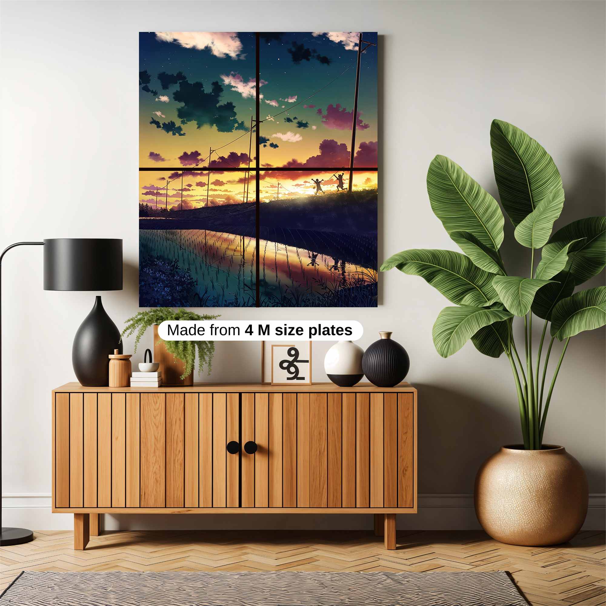 Sunset Bliss Safe Wall Magnetic / M