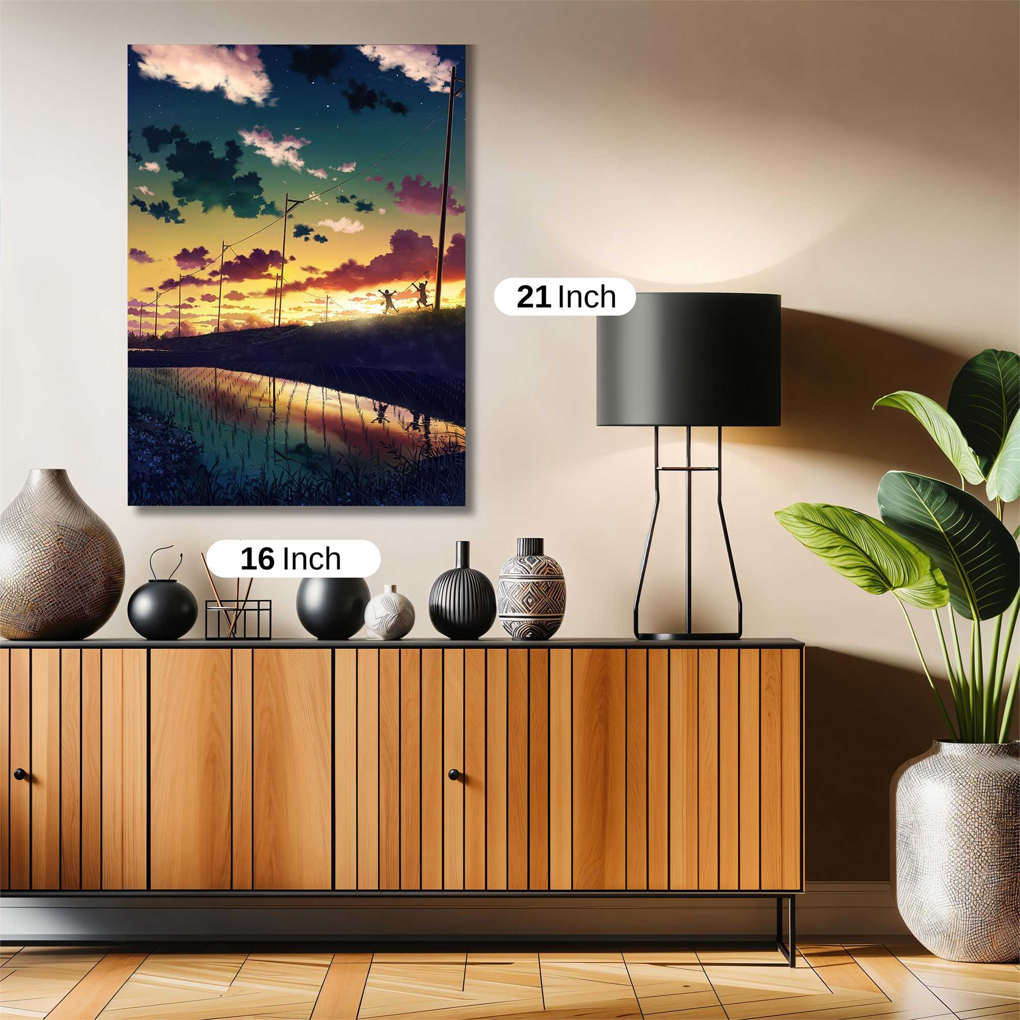 Sunset Bliss Safe Wall Magnetic / M