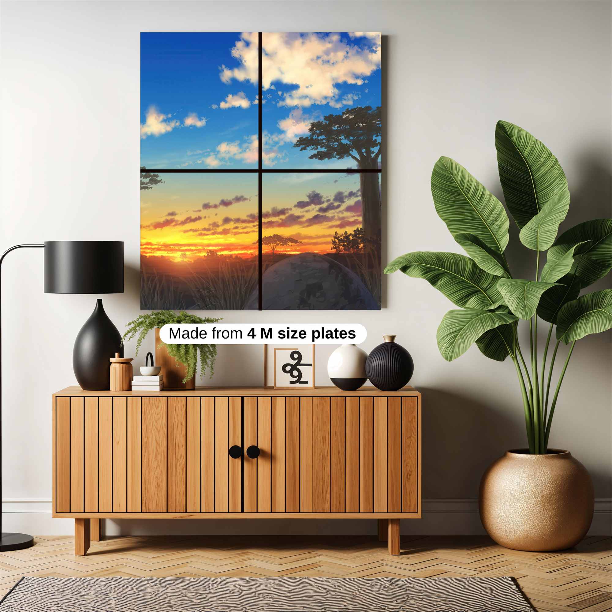 Sunset Serenity Safe Wall Magnetic / M