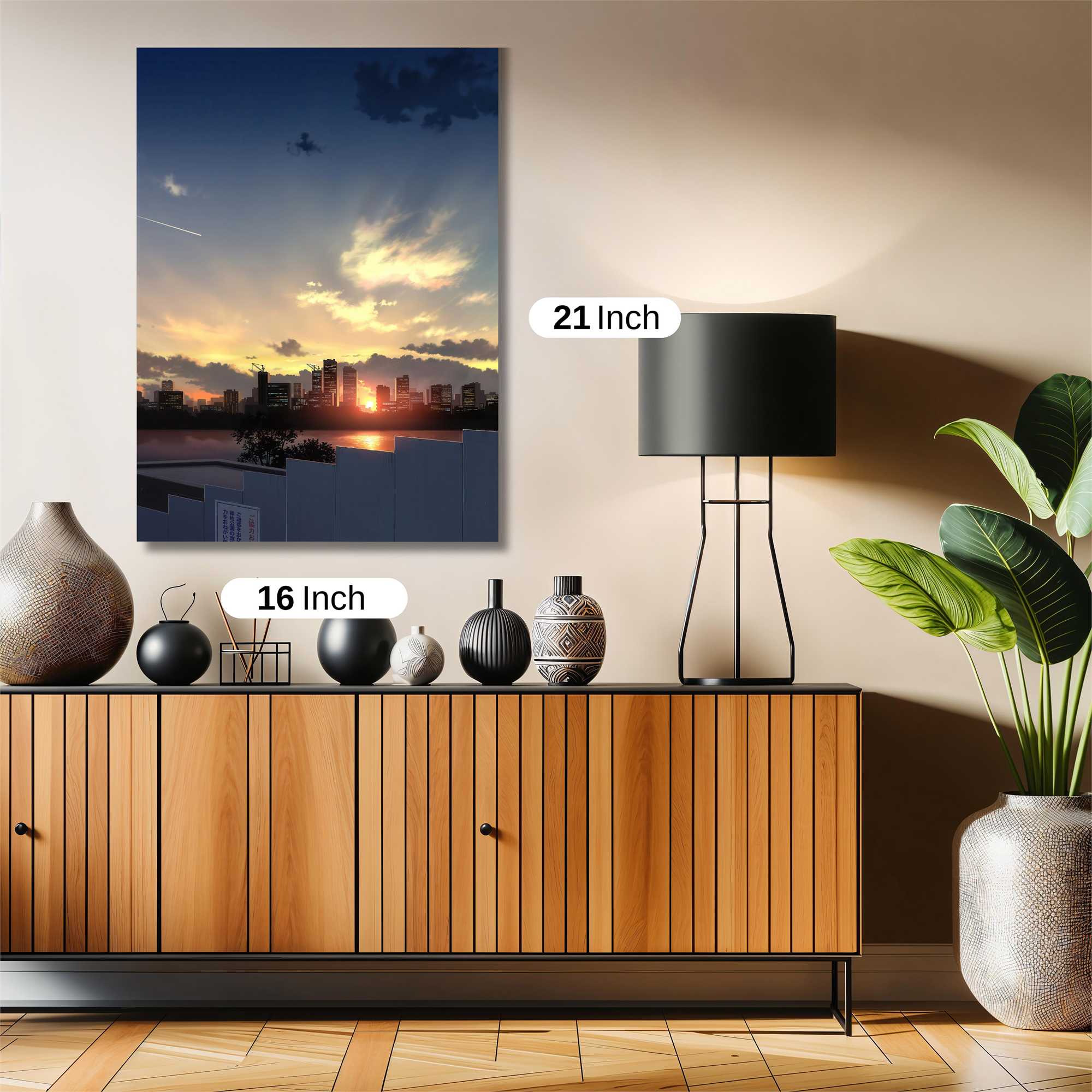 Sunset Serenity Safe Wall Magnetic / M