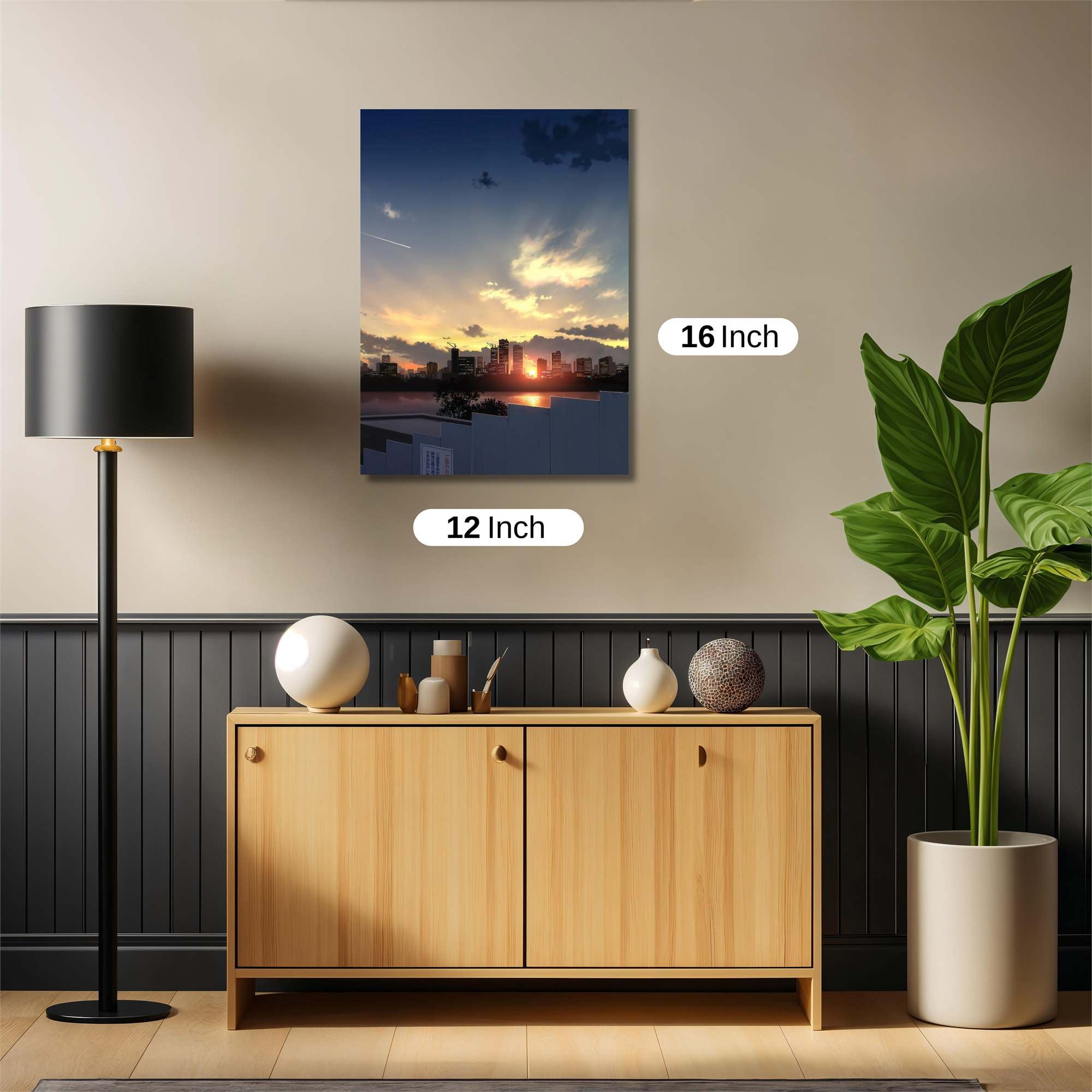 Sunset Serenity Safe Wall Magnetic / M