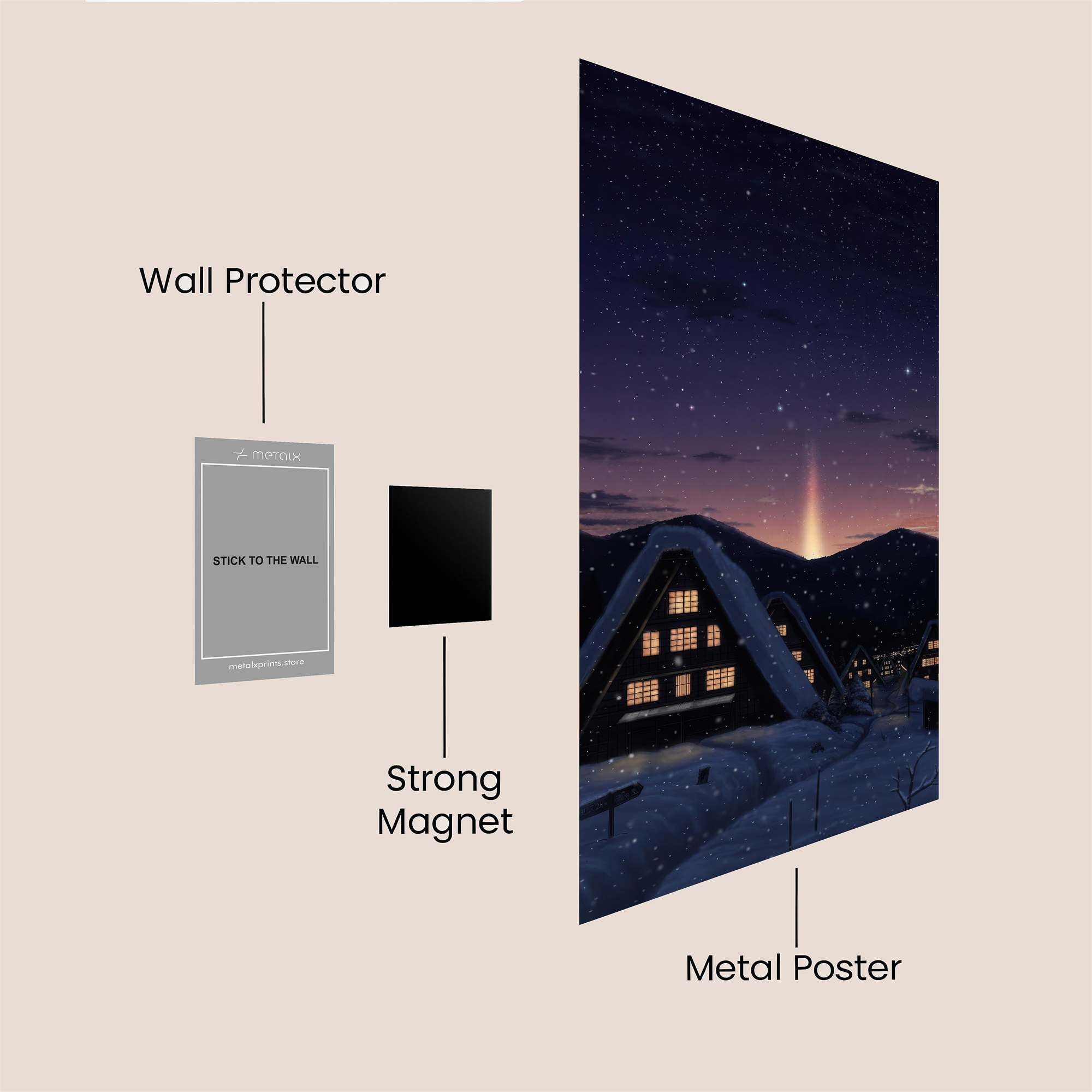 Comet Serenity Safe Wall Magnetic / M