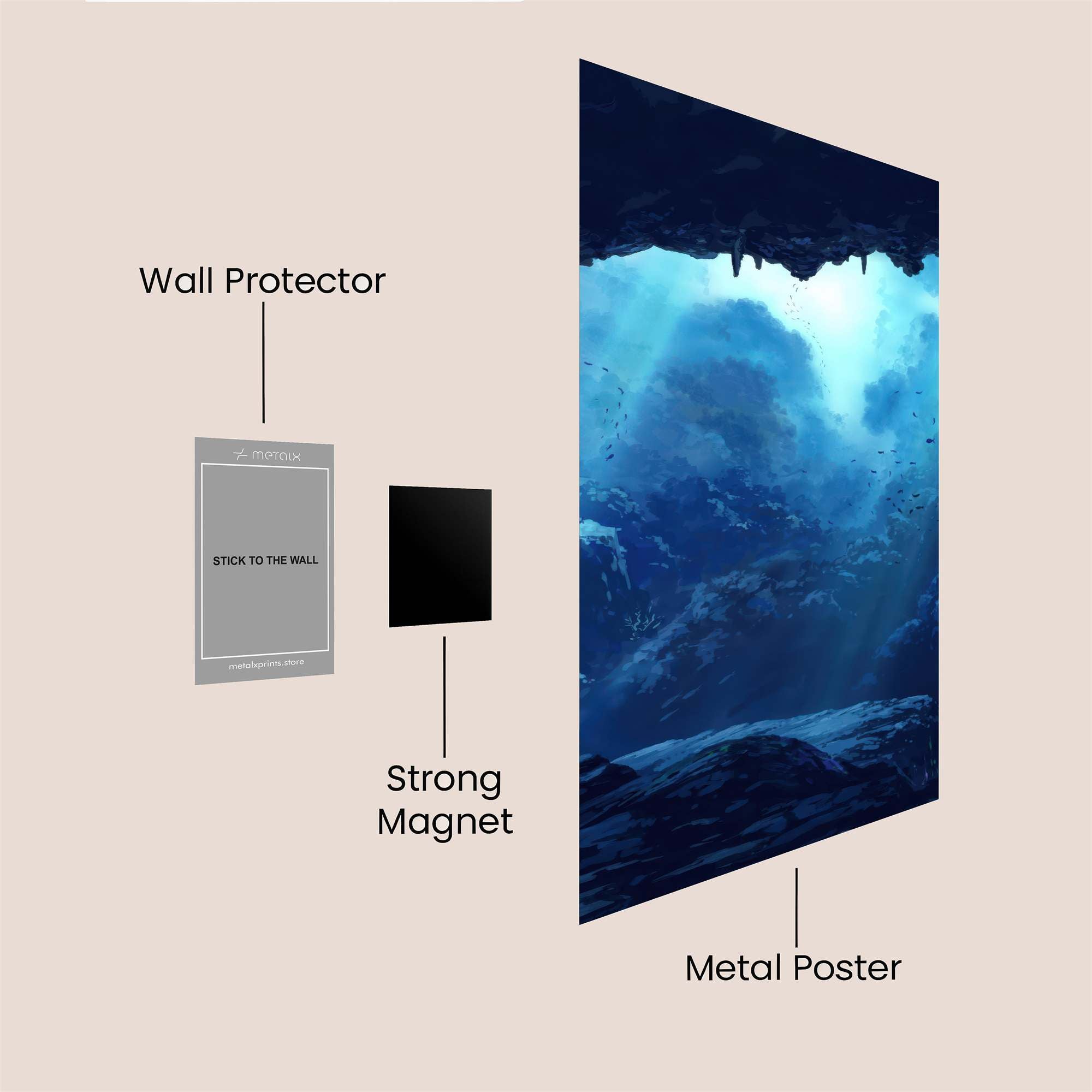 Abyssal Serenity Safe Wall Magnetic / M