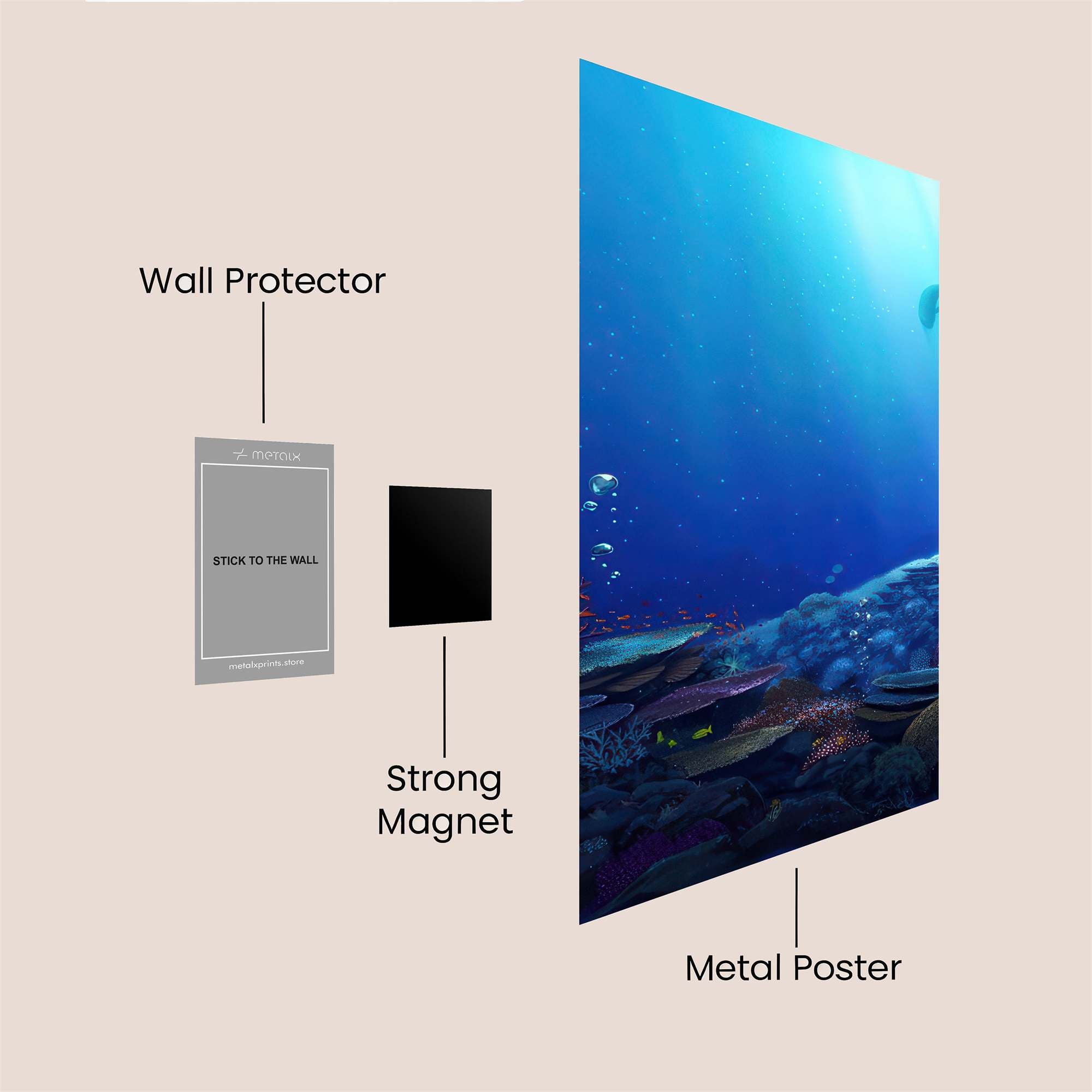 Galactic Blaze Safe Wall Magnetic / M