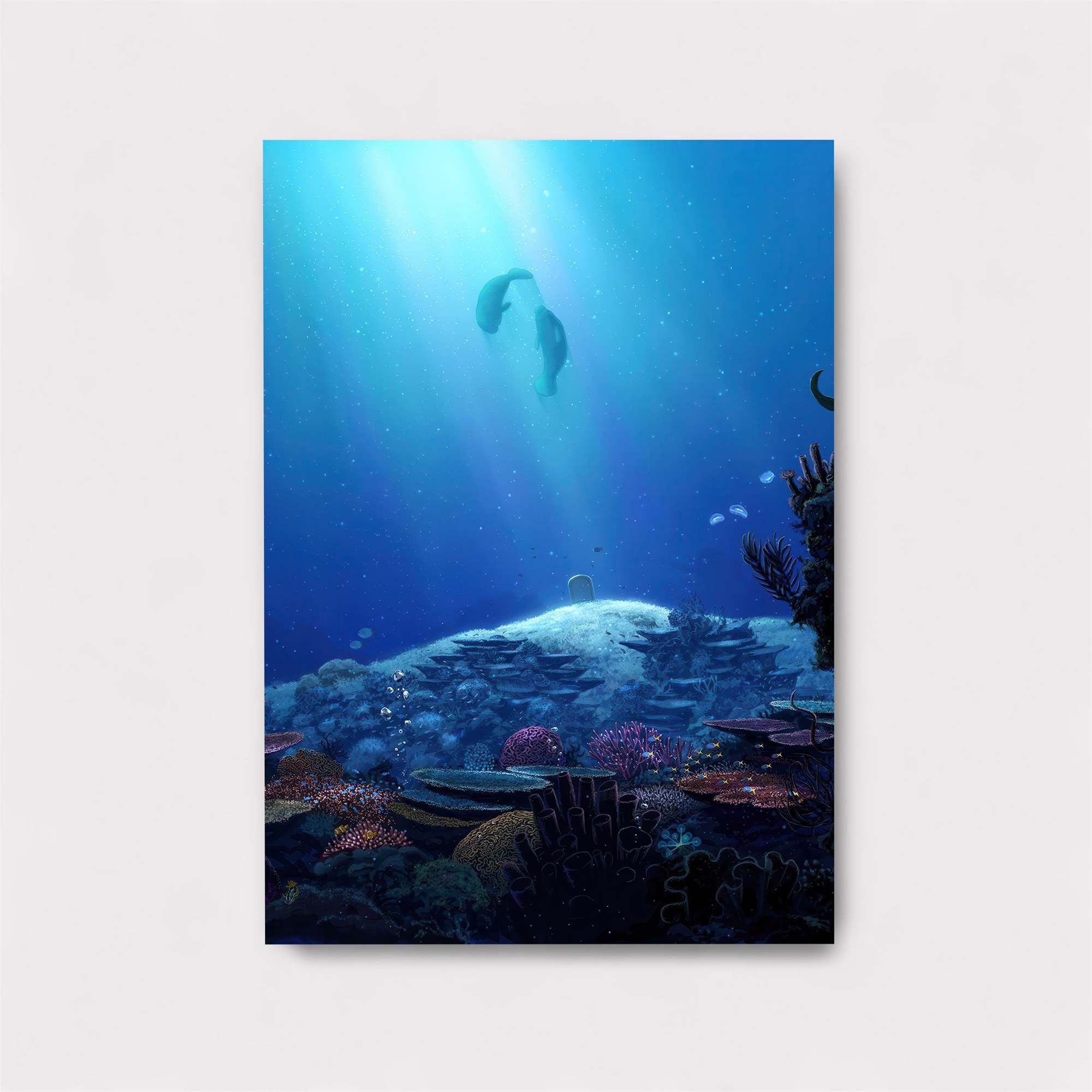 Dolphins Serene Safe Wall Magnetic / M
