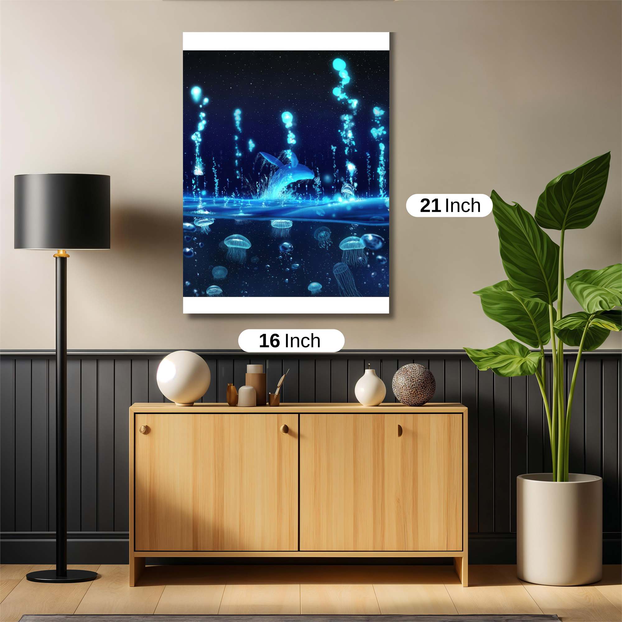 Dolphin Dream Safe Wall Magnetic / M