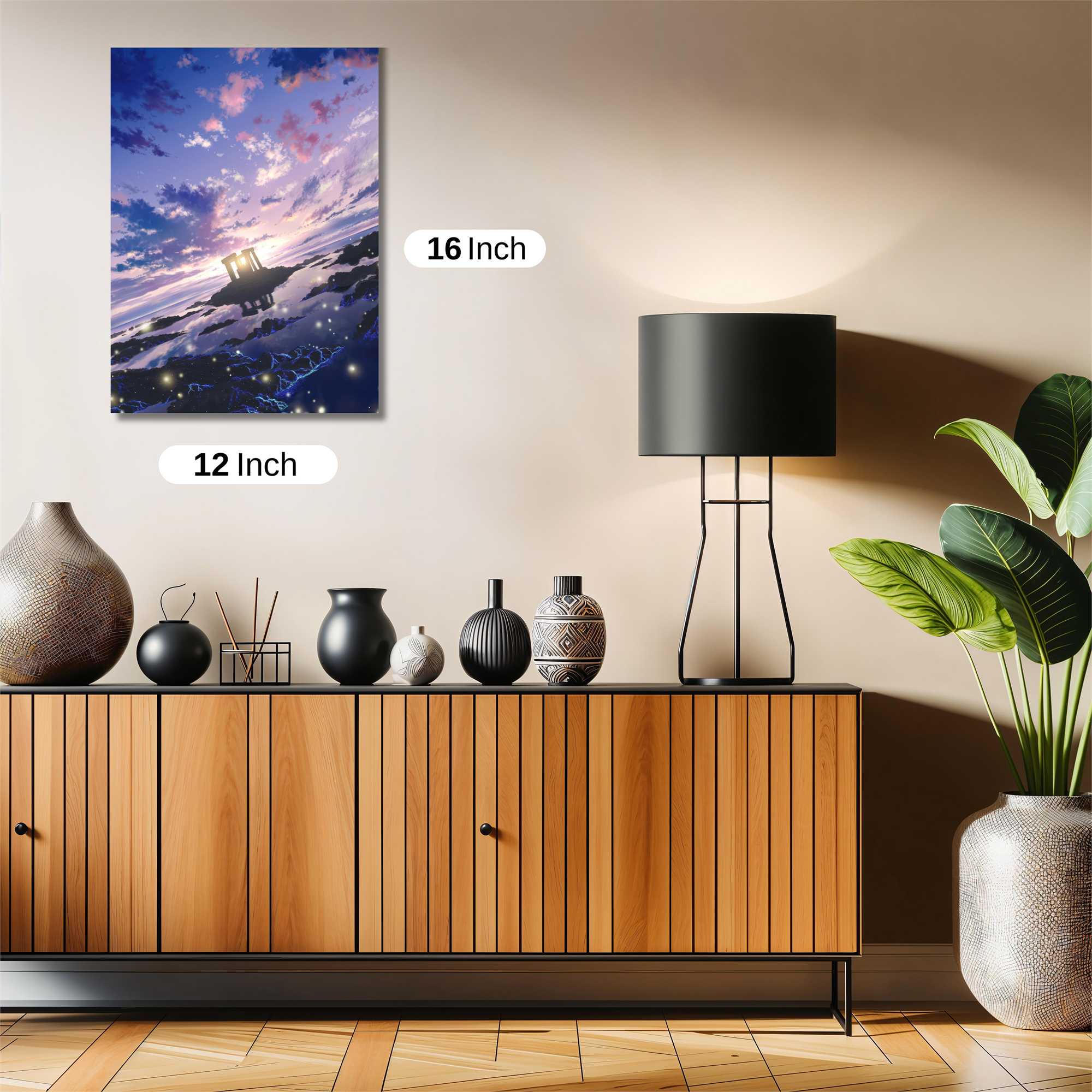 Sunset Serenity Safe Wall Magnetic / M