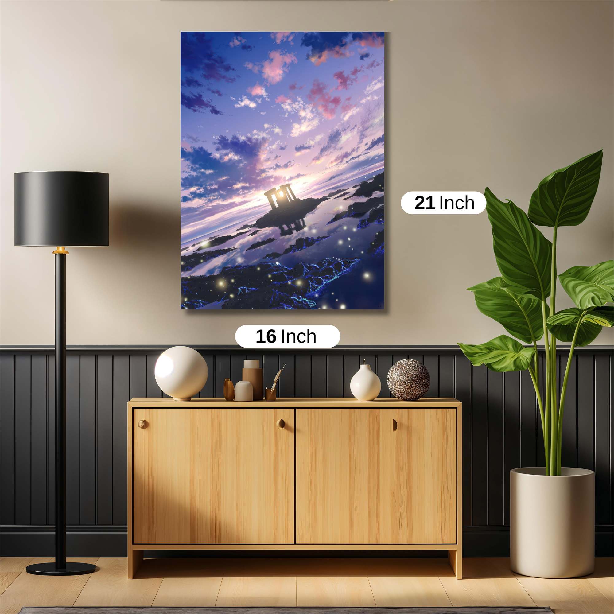 Sunset Serenity Safe Wall Magnetic / M