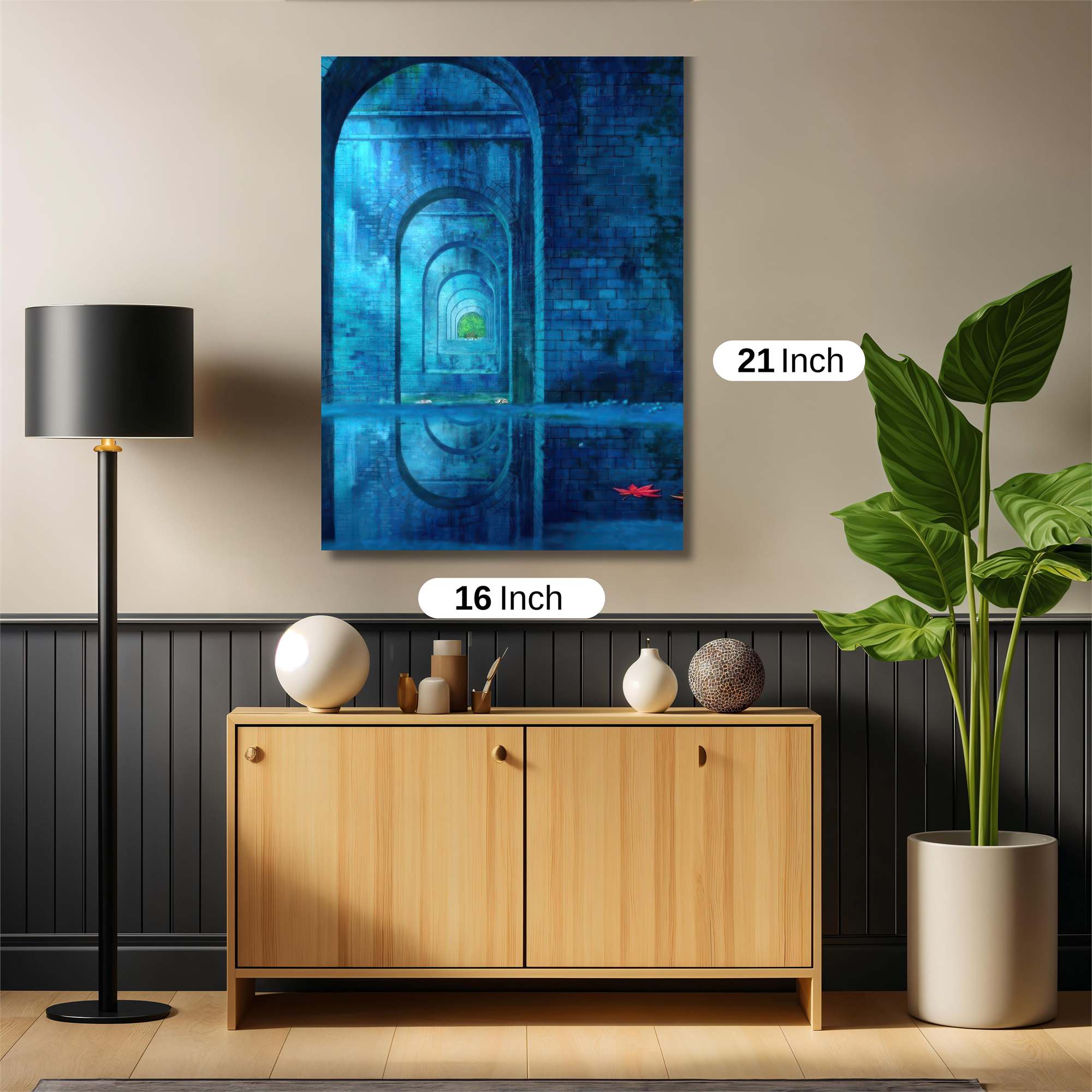 Arched Serenity Safe Wall Magnetic / M