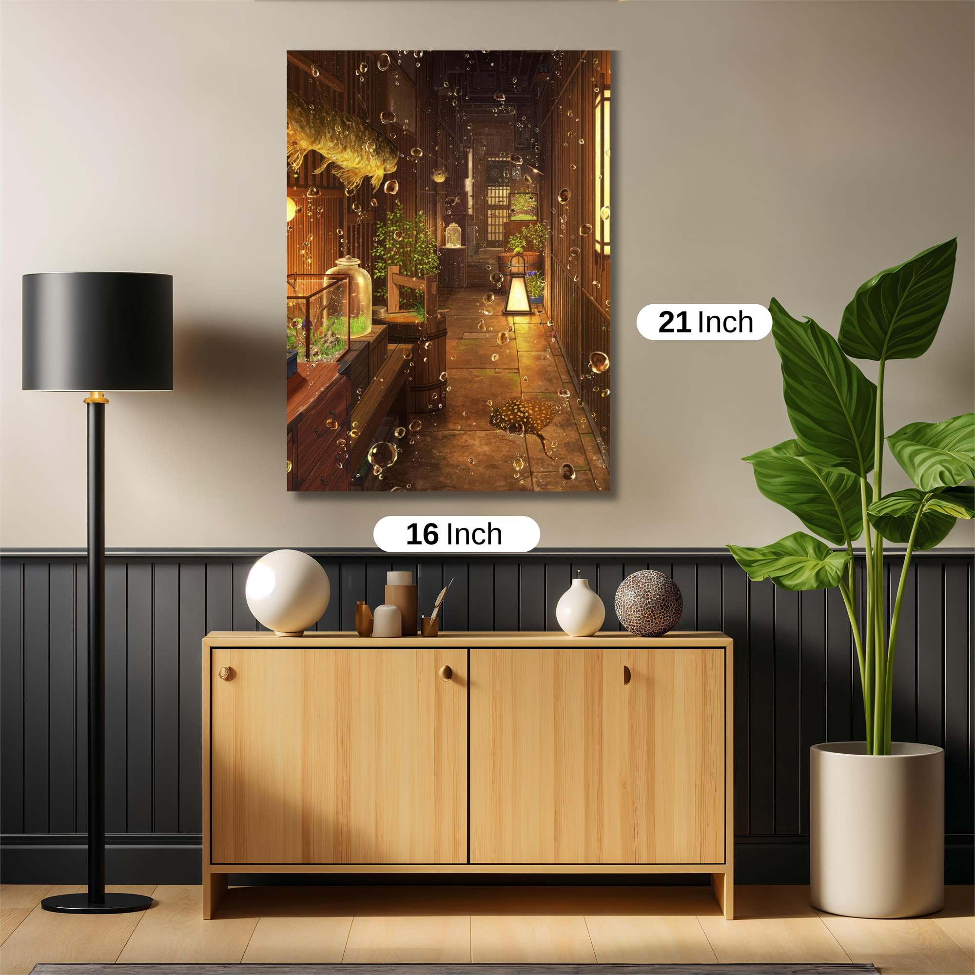 Koi Tranquil Safe Wall Magnetic / M