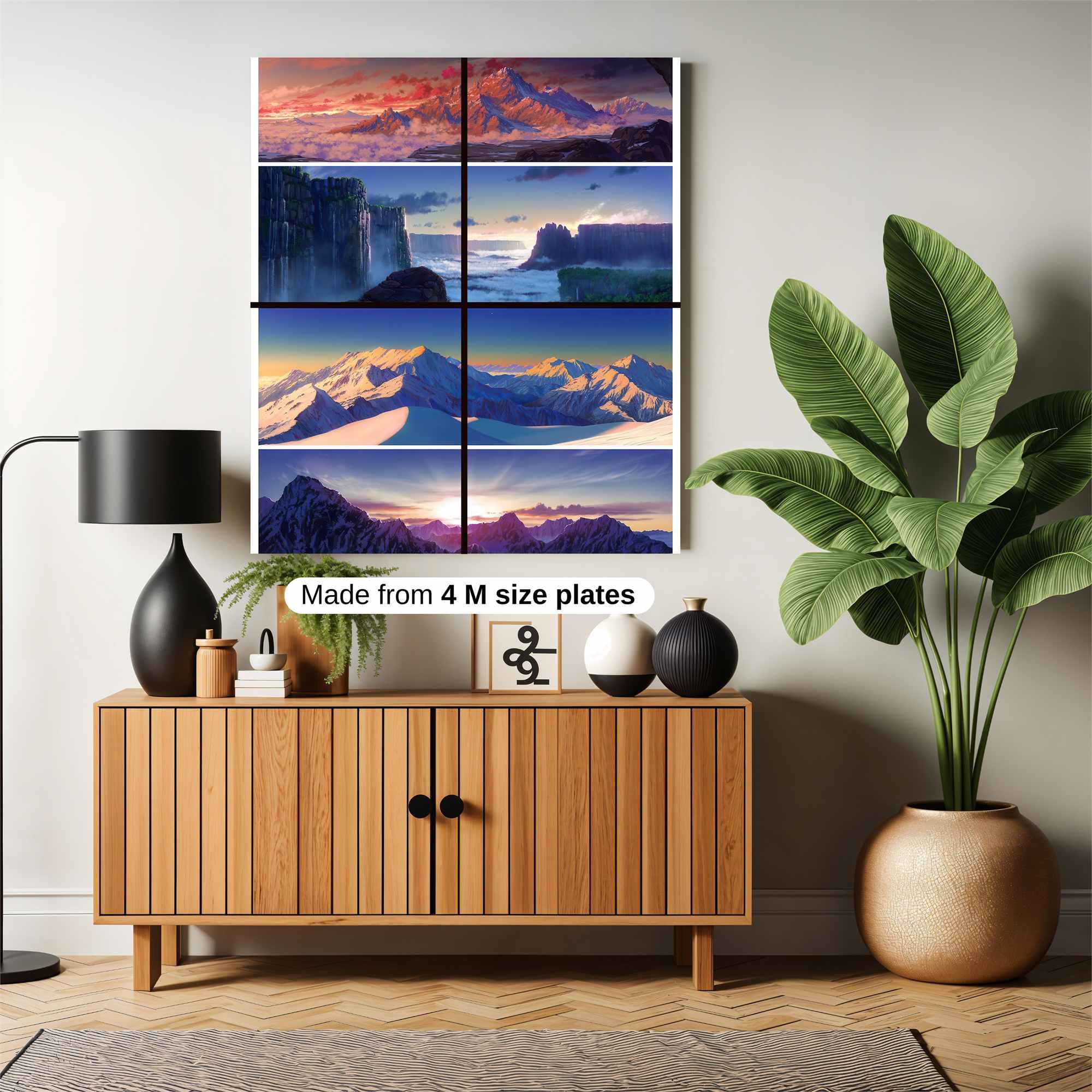 Mountain Serenity Safe Wall Magnetic / M