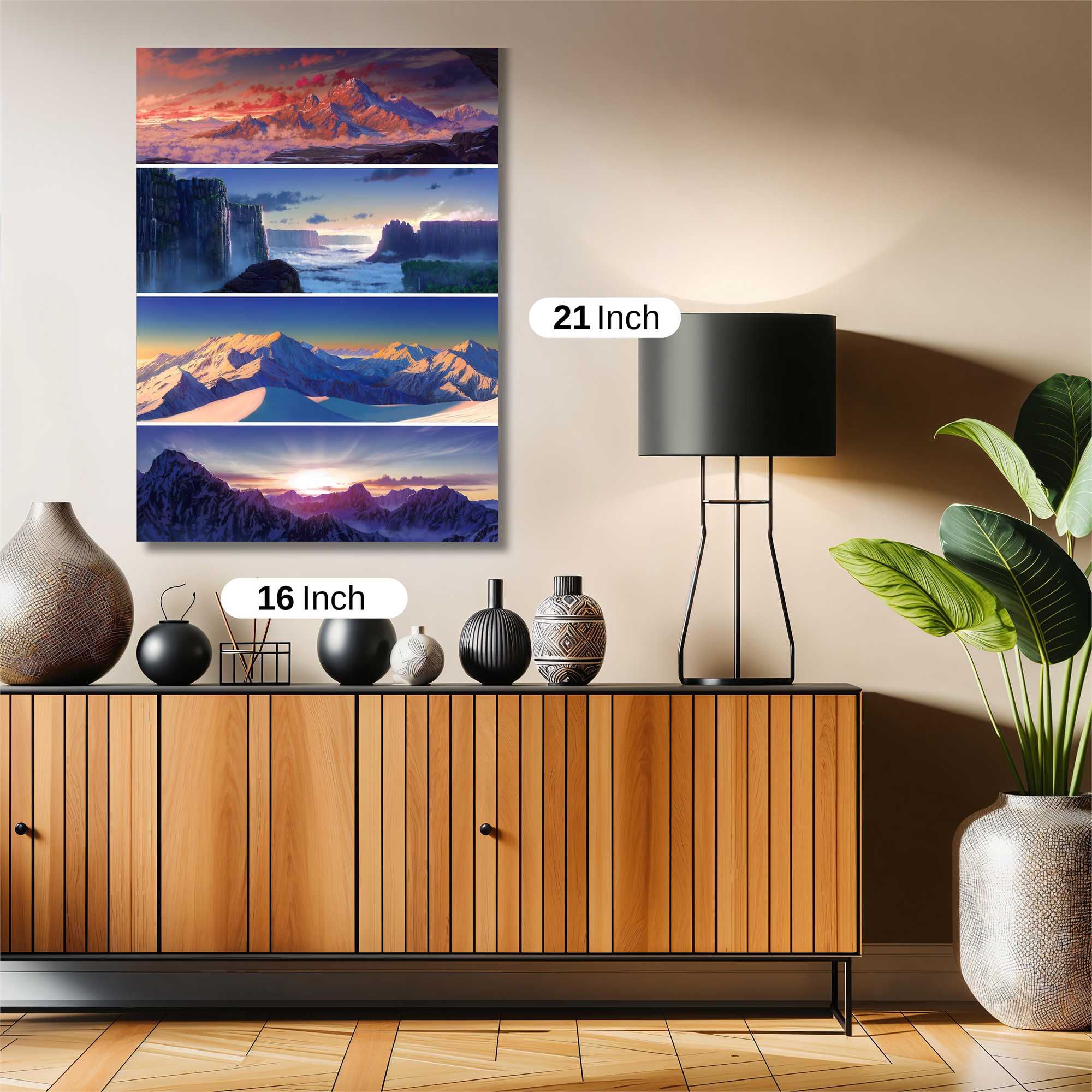 Mountain Serenity Safe Wall Magnetic / M
