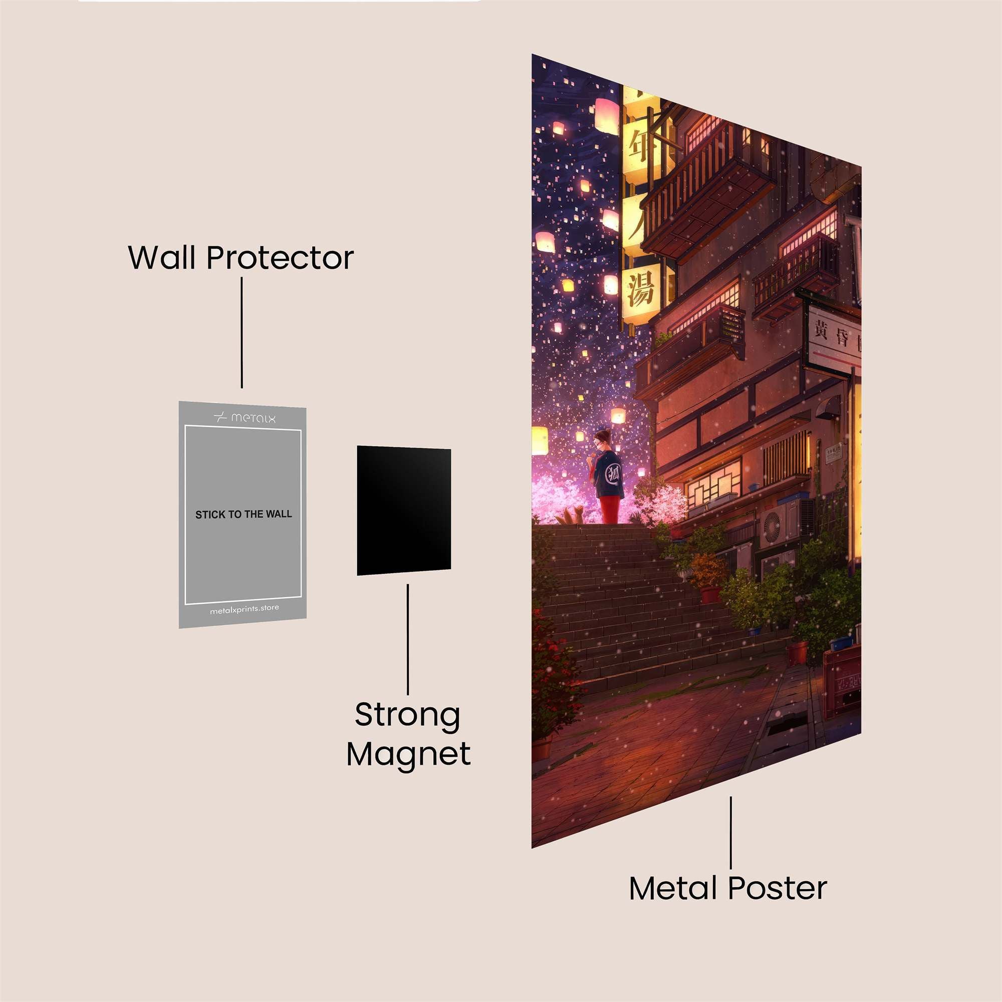 Lantern Serenity Safe Wall Magnetic / M