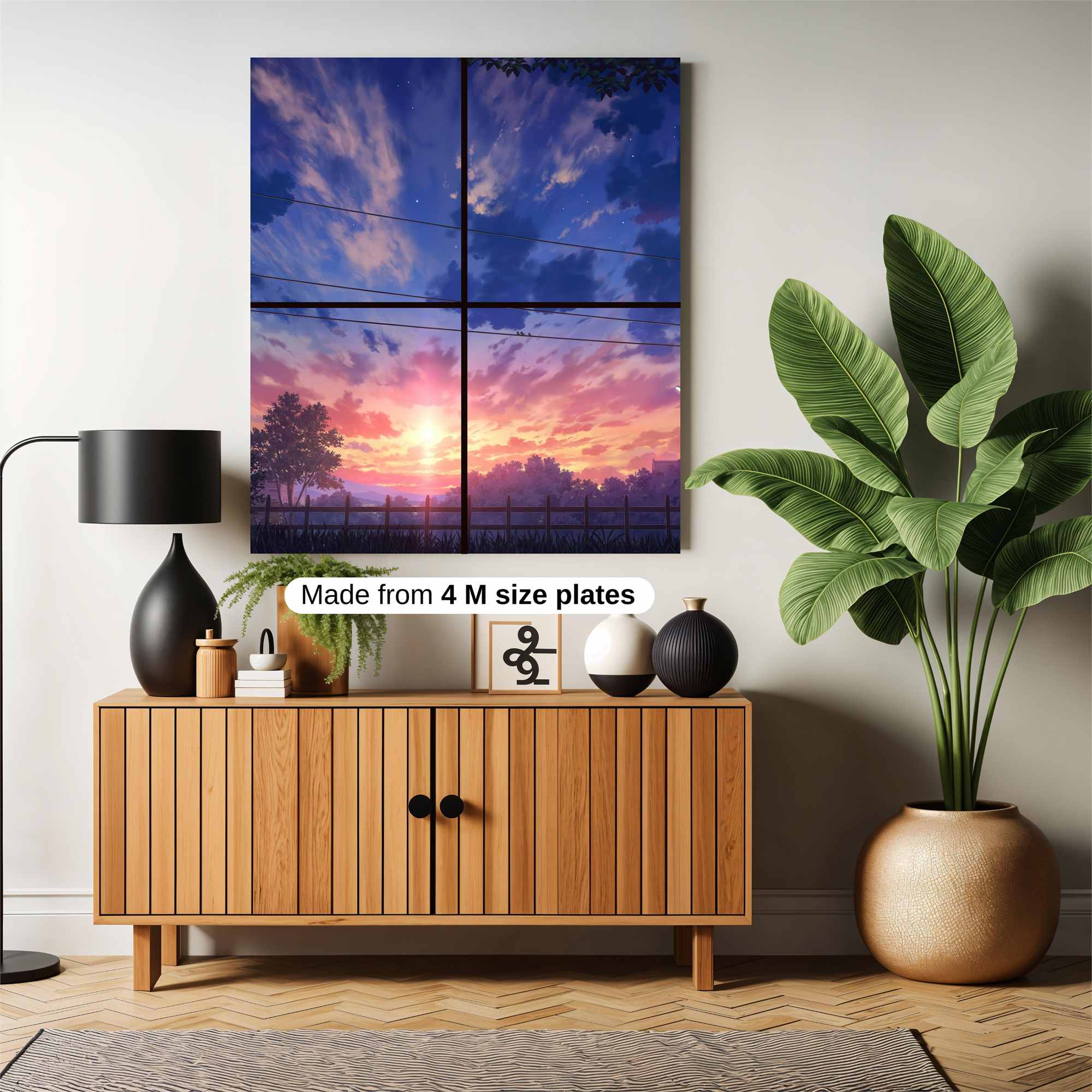 Sunset Serenity Safe Wall Magnetic / M
