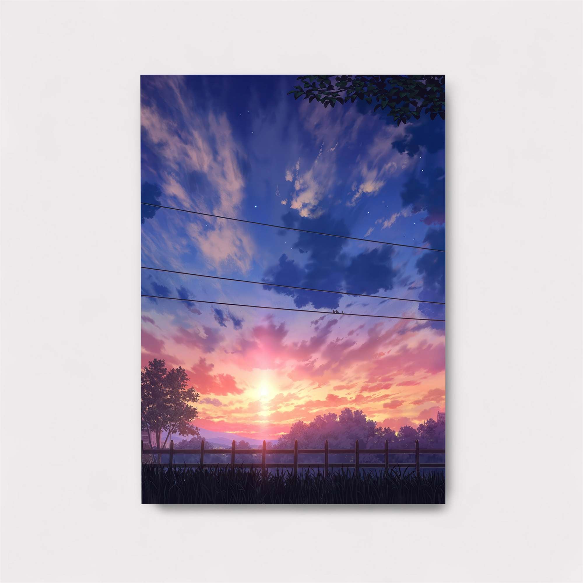 Sunset Serenity Safe Wall Magnetic / M
