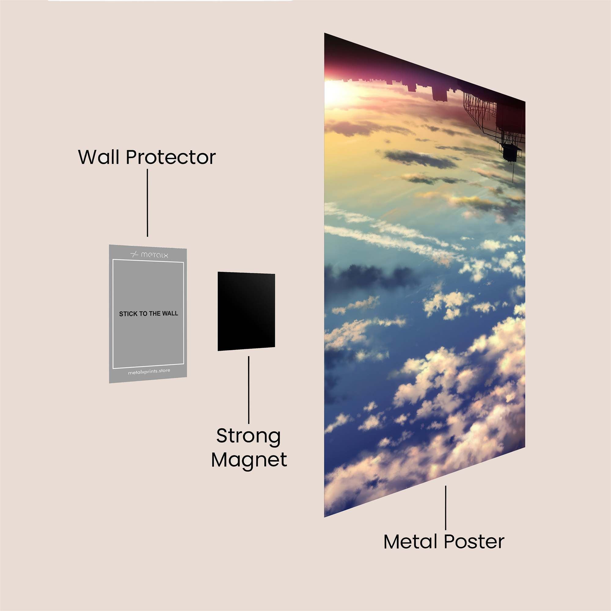 Skyward Serenity Safe Wall Magnetic / M
