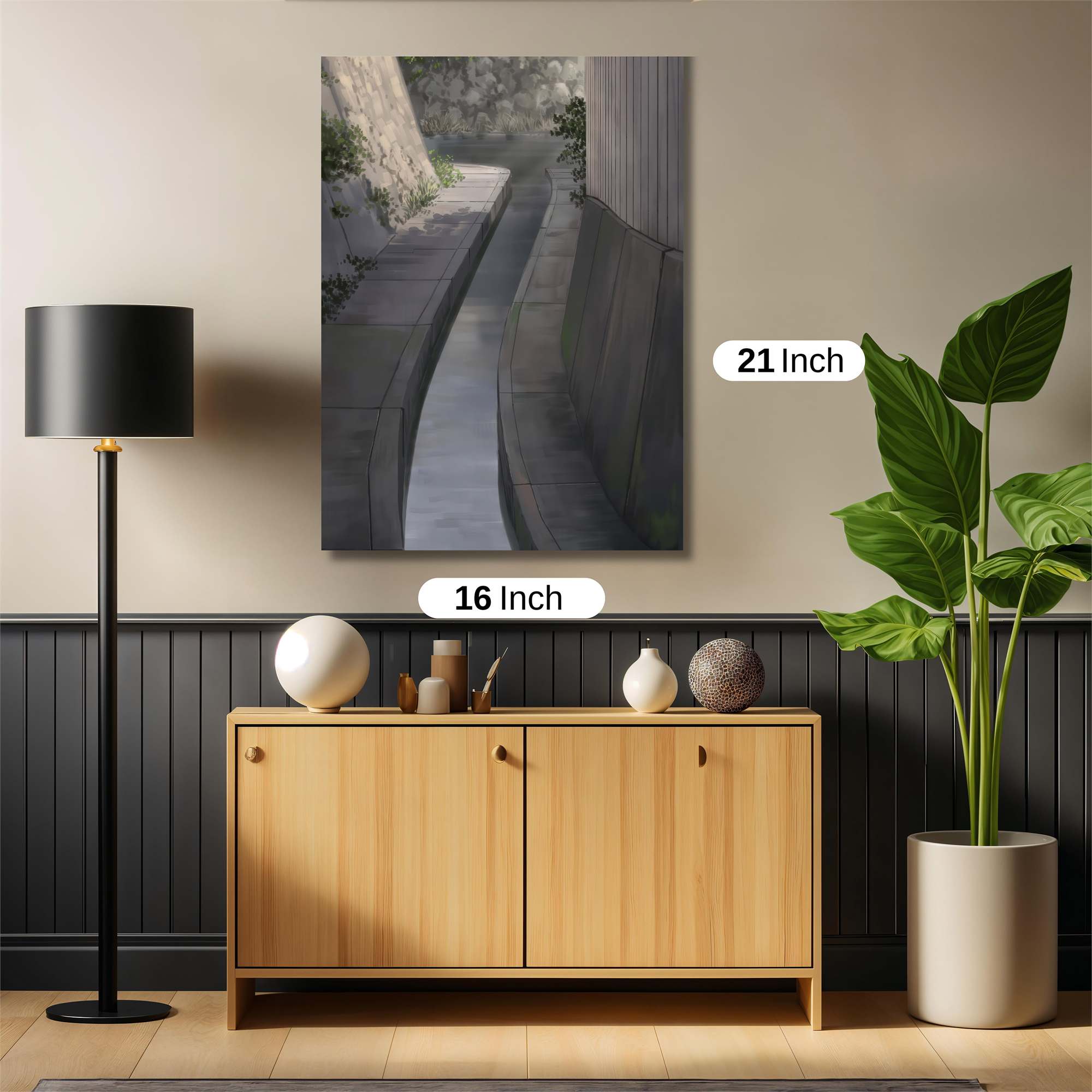Alleyway Serenity Safe Wall Magnetic / M