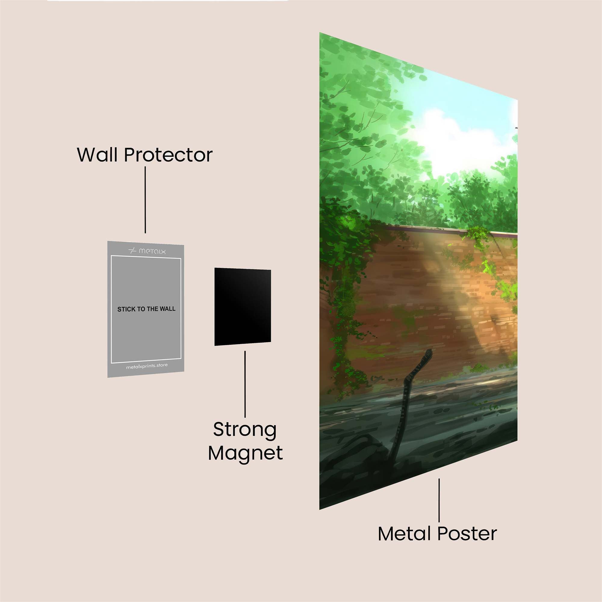 Twilight Serenity Safe Wall Magnetic / M