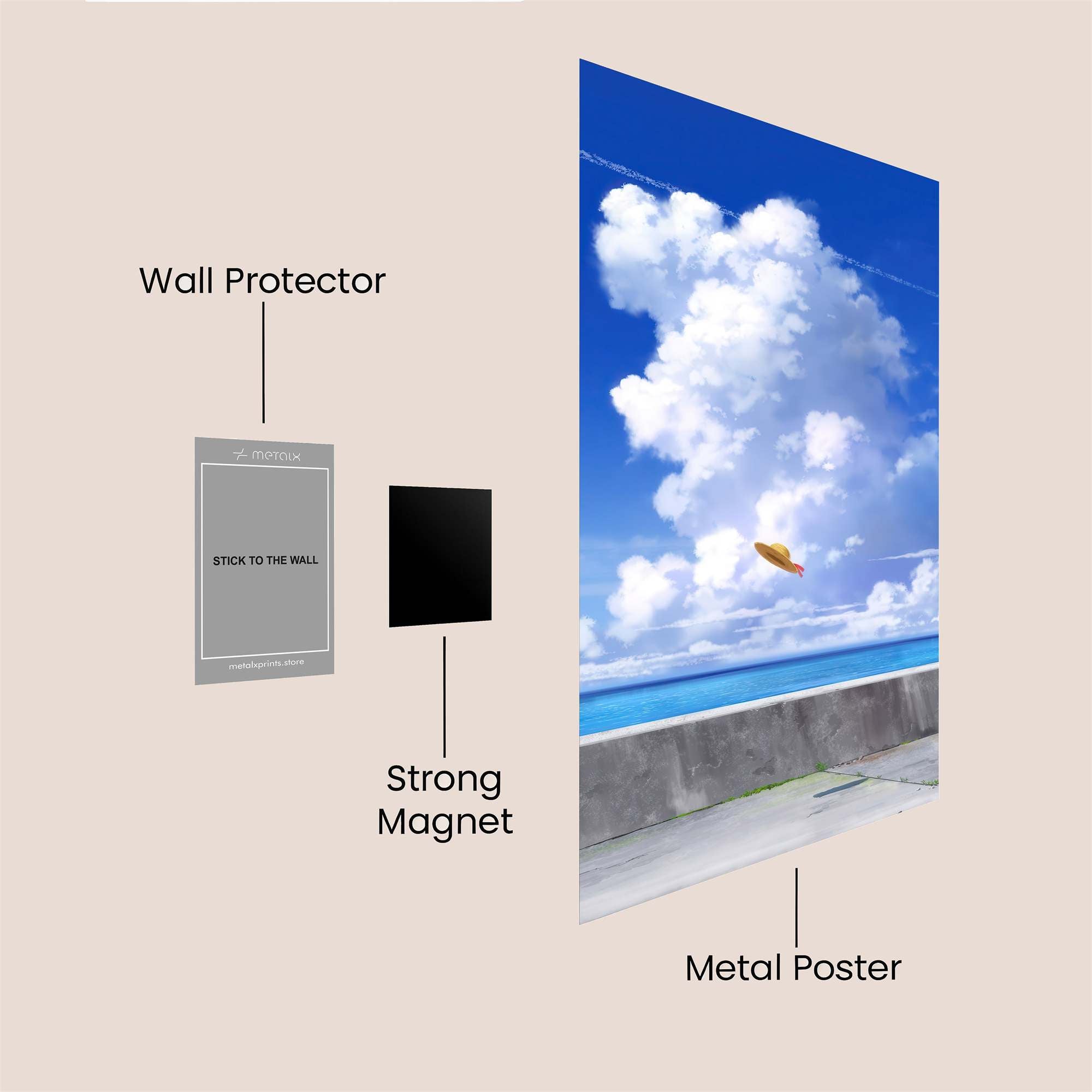 Hat Adrift Safe Wall Magnetic / M