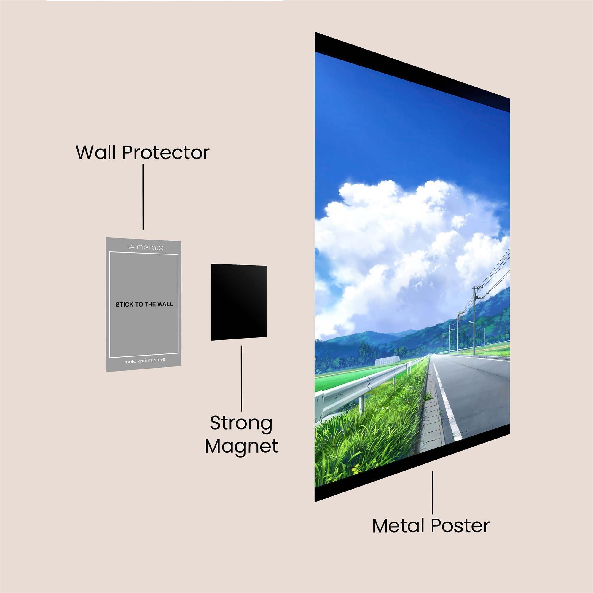 Journey Serene Safe Wall Magnetic / M