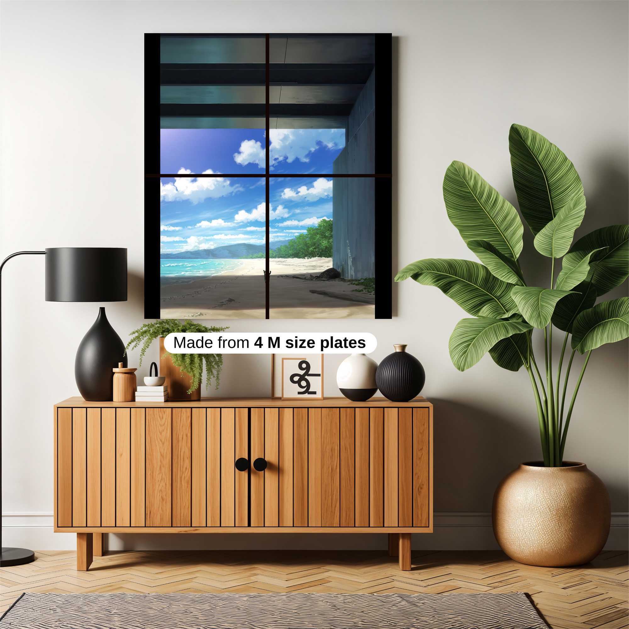 Beach Serene Safe Wall Magnetic / M