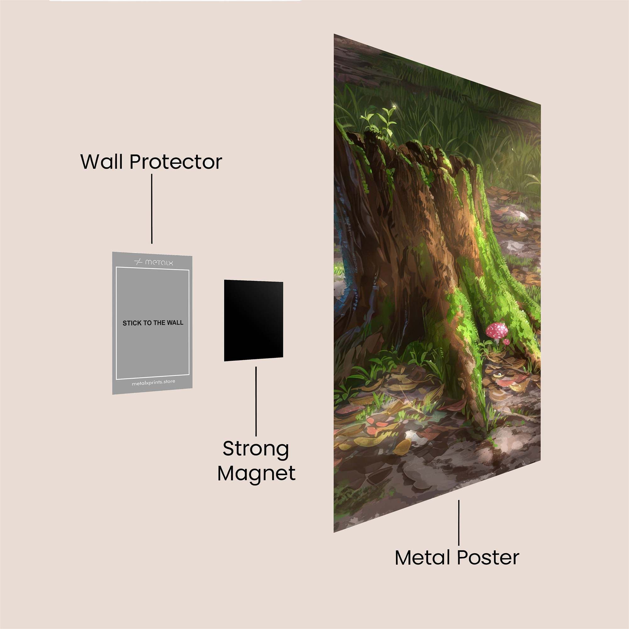 Lava Dreamscape Safe Wall Magnetic / M