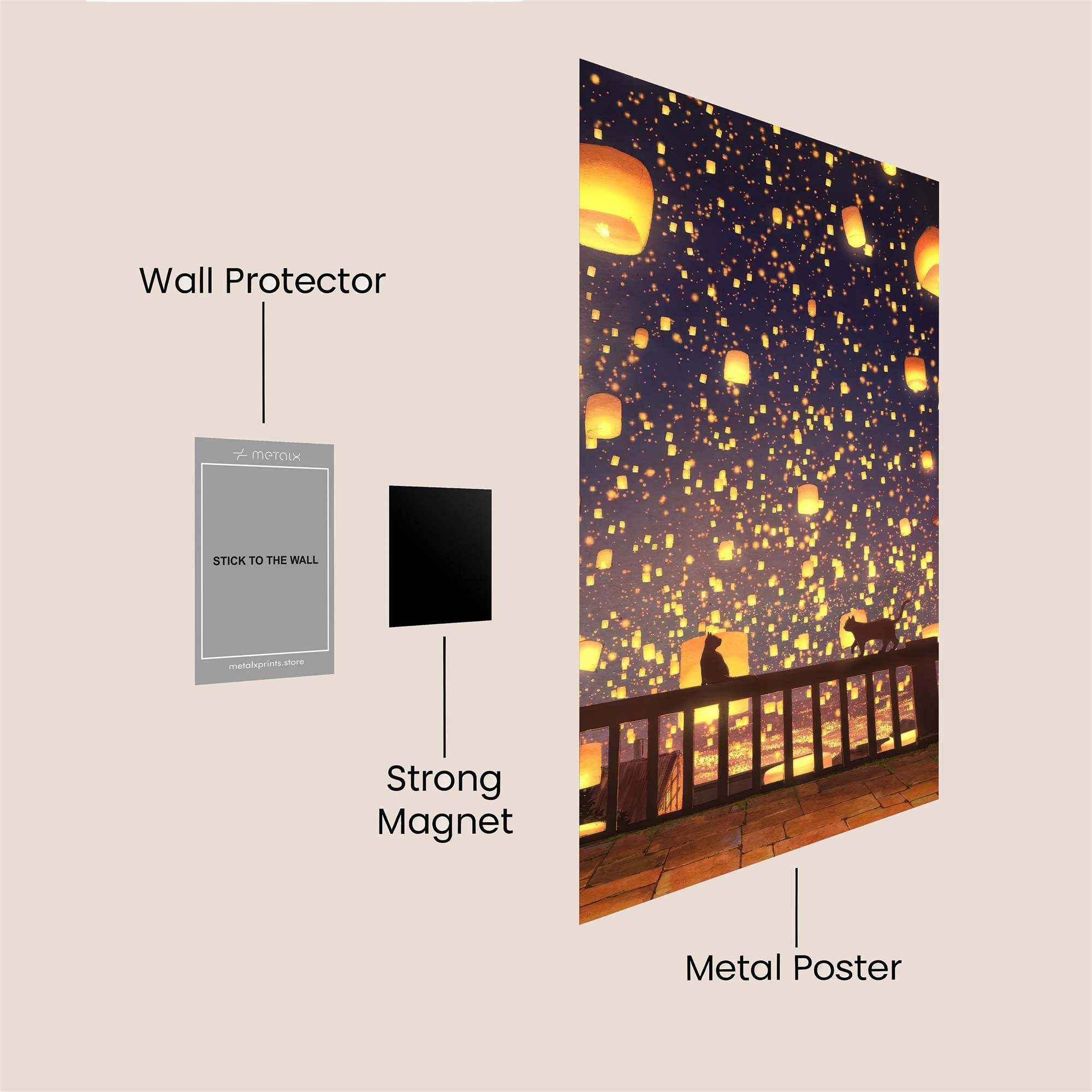 Lantern Dream Safe Wall Magnetic / M