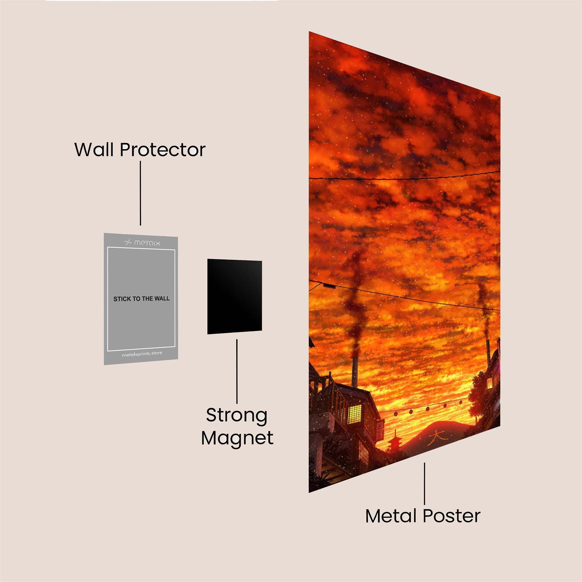 Fuji Blaze Safe Wall Magnetic / M