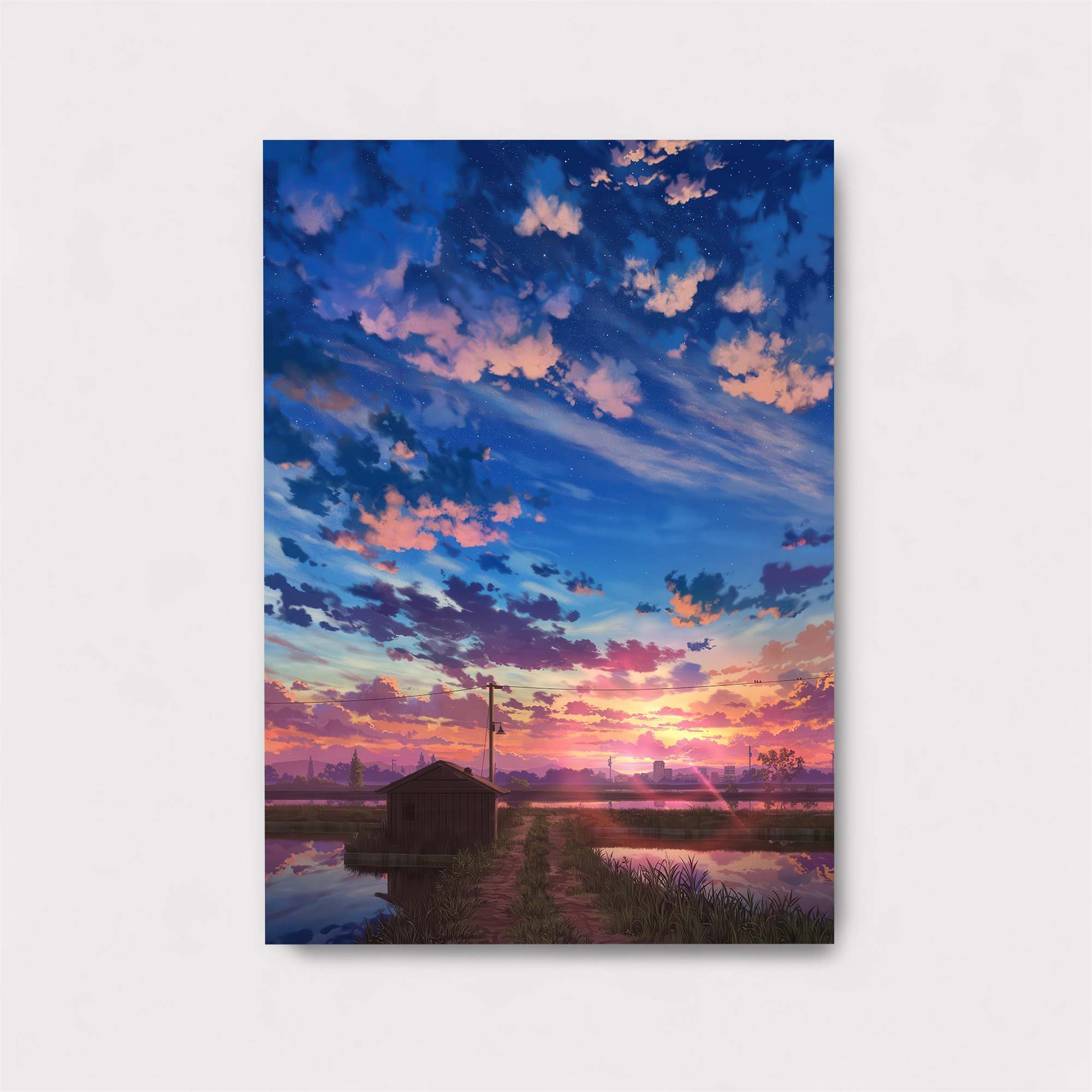 Sunset Serenity Safe Wall Magnetic / M