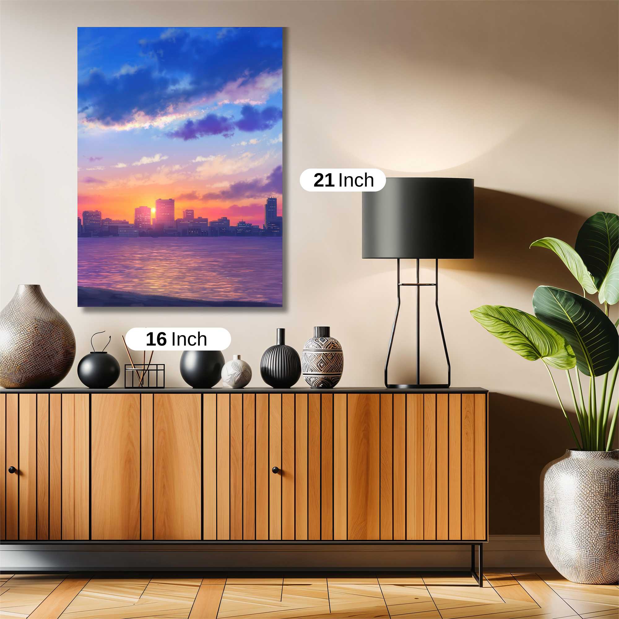 Sunset Serenity Safe Wall Magnetic / M