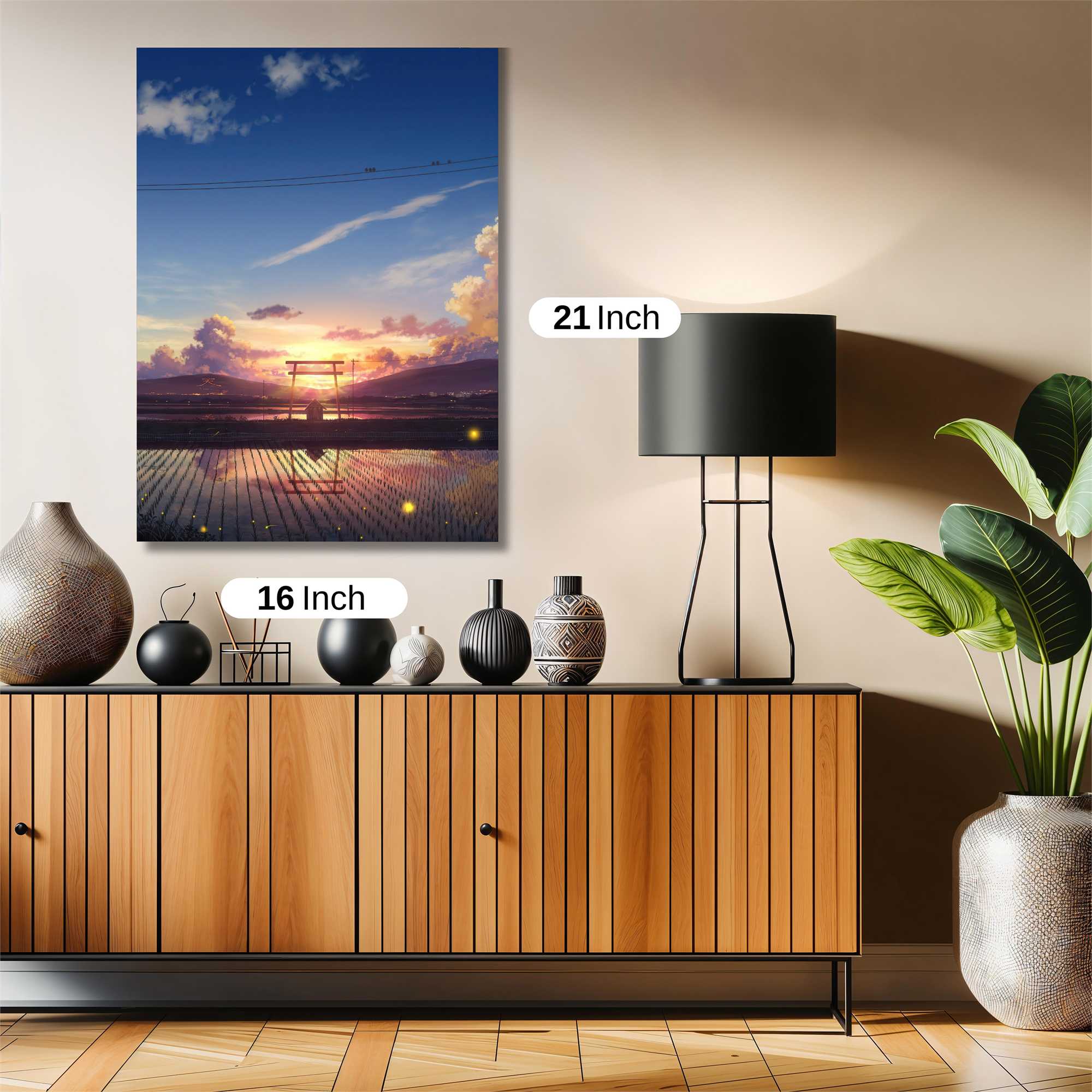 Sunset Serenity Safe Wall Magnetic / M