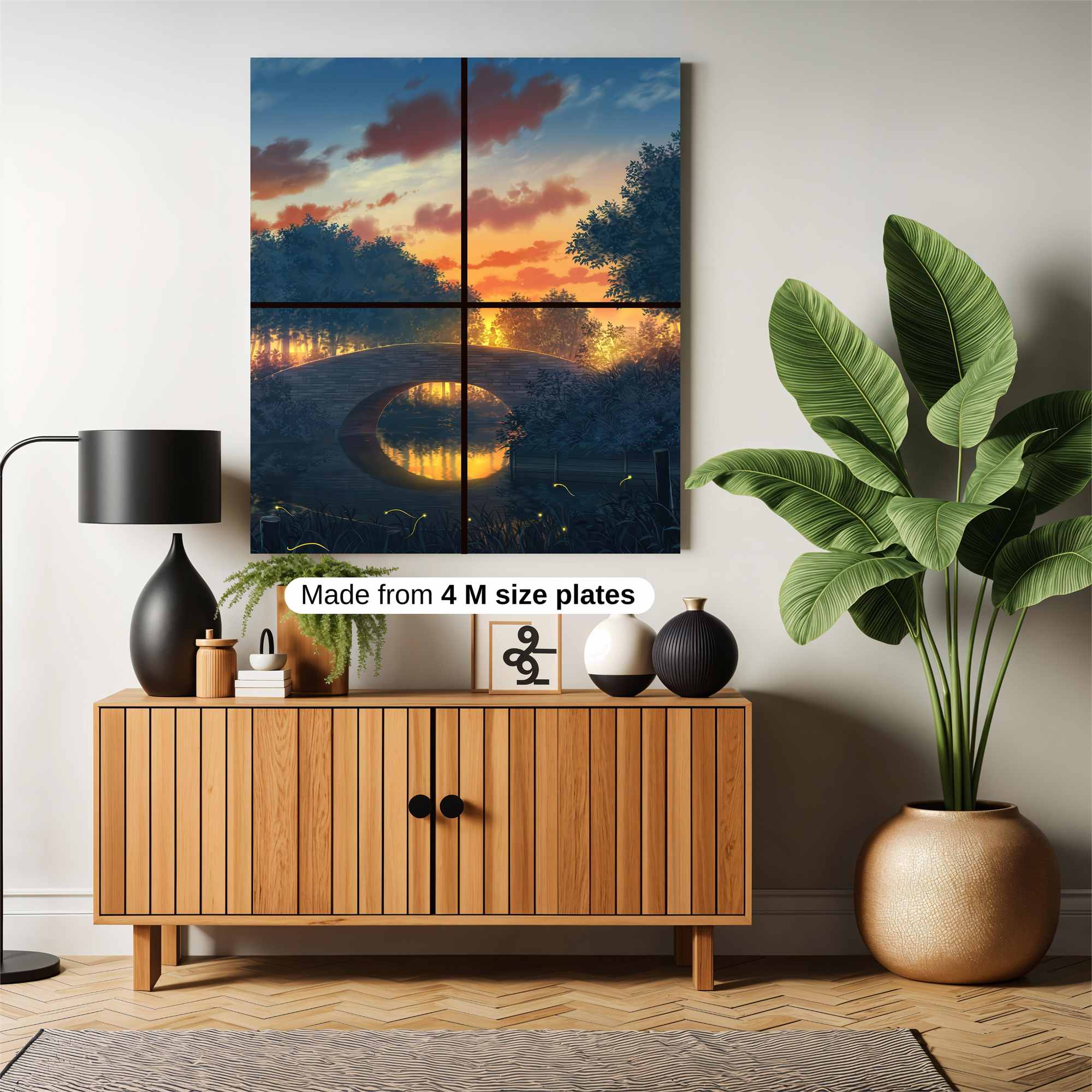 Sunset Serenity Safe Wall Magnetic / M