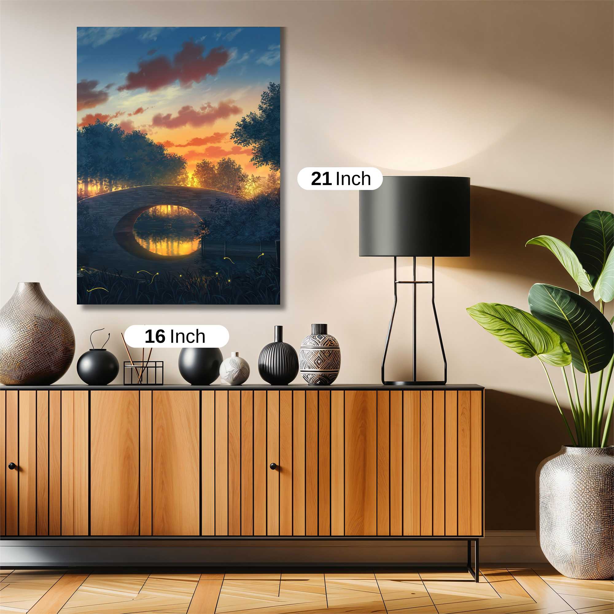 Sunset Serenity Safe Wall Magnetic / M