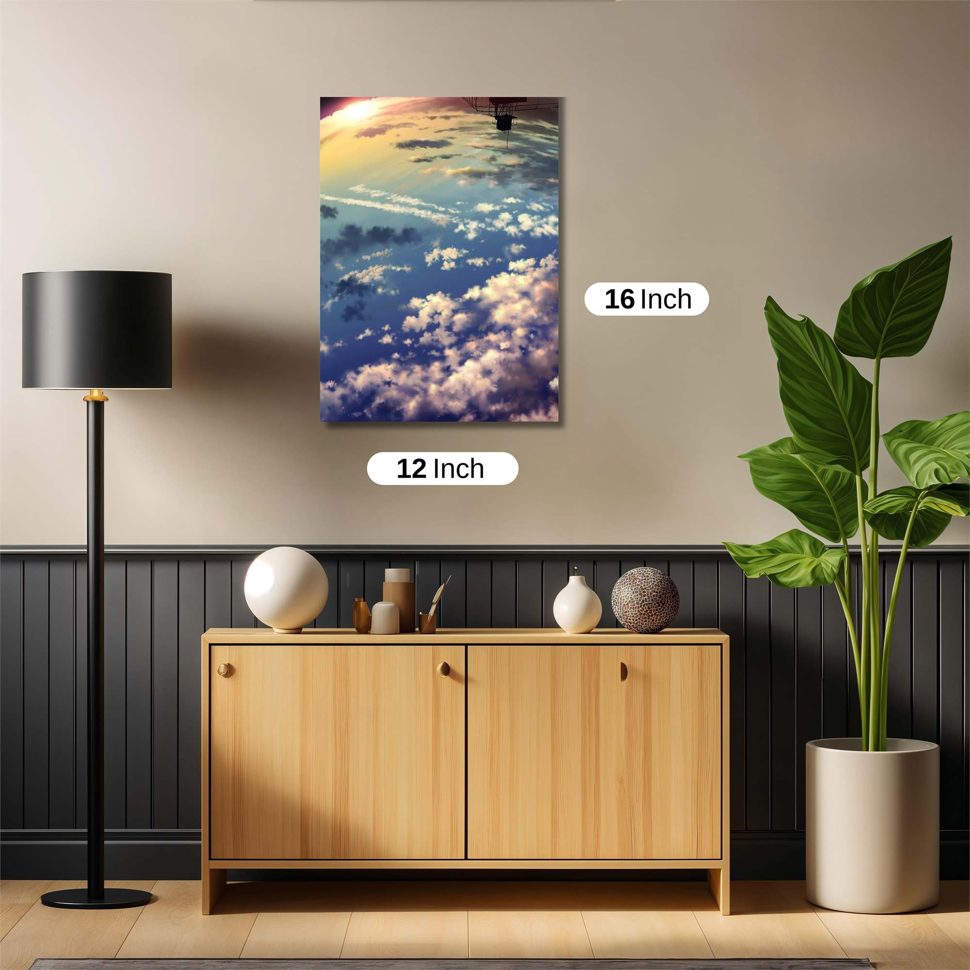 Sunset Serenity Safe Wall Magnetic / M