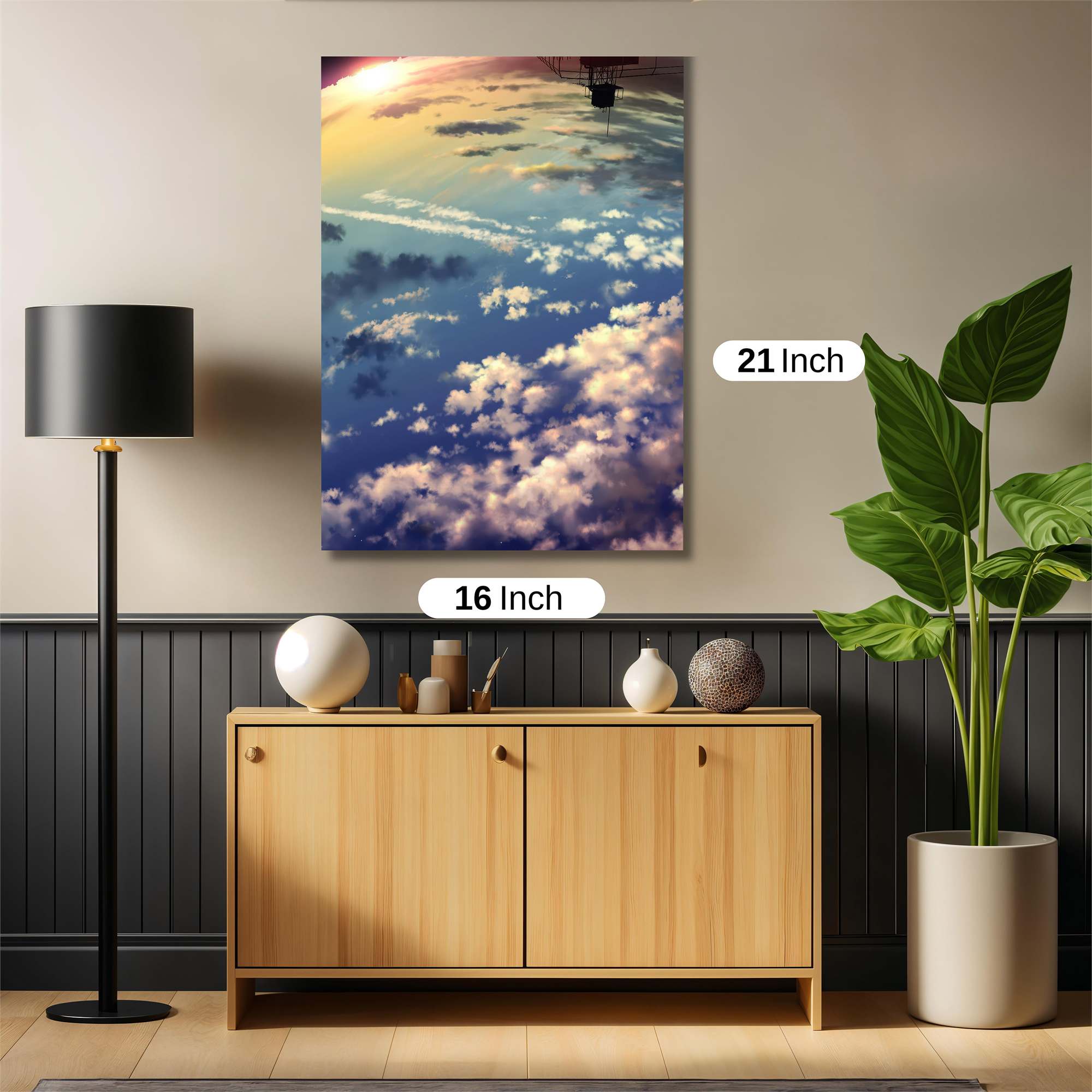 Sunset Serenity Safe Wall Magnetic / M