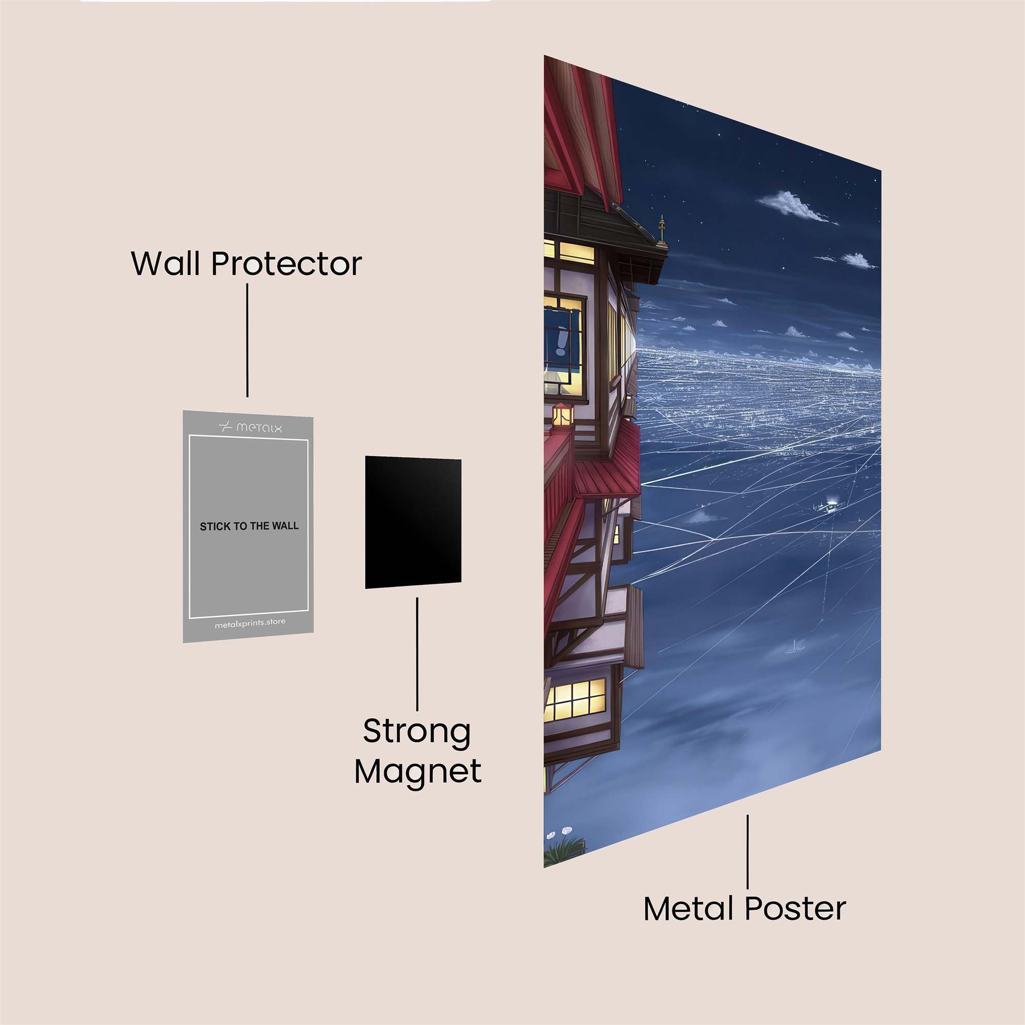 Lava Dreamscape Safe Wall Magnetic / M
